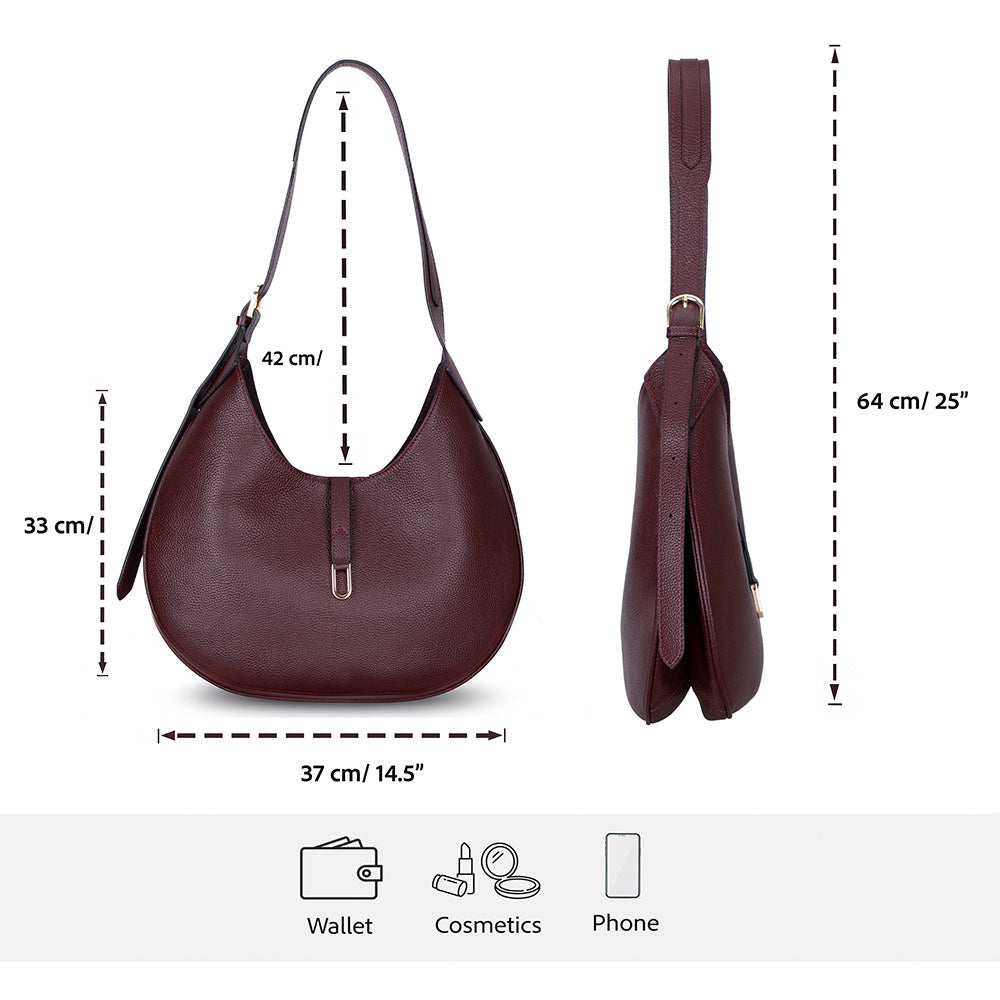 Women's Leather Bag - Rosa