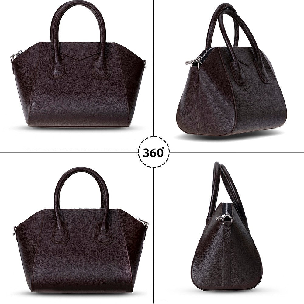 Leather Women's Bag, Medium - Lorenza