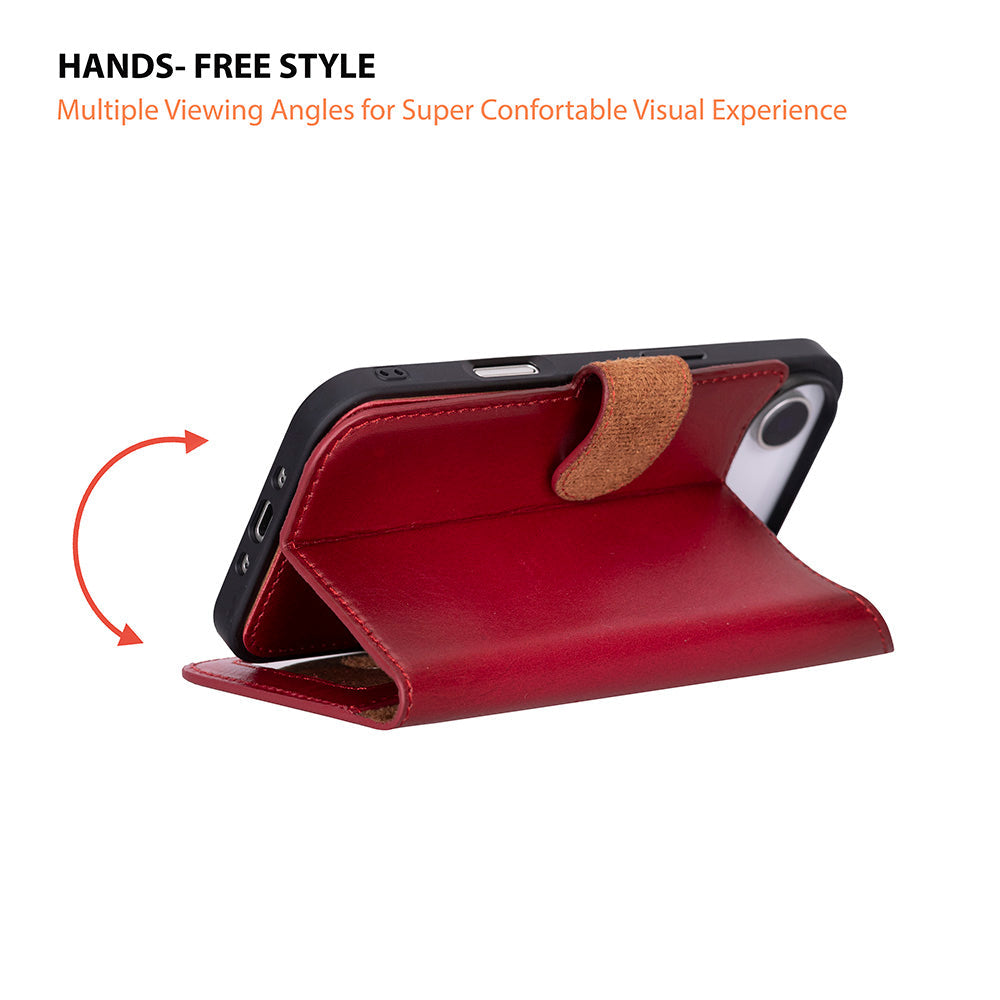 iPhone 17 Air Leather Detachable Wallet Case - Magic Wallet