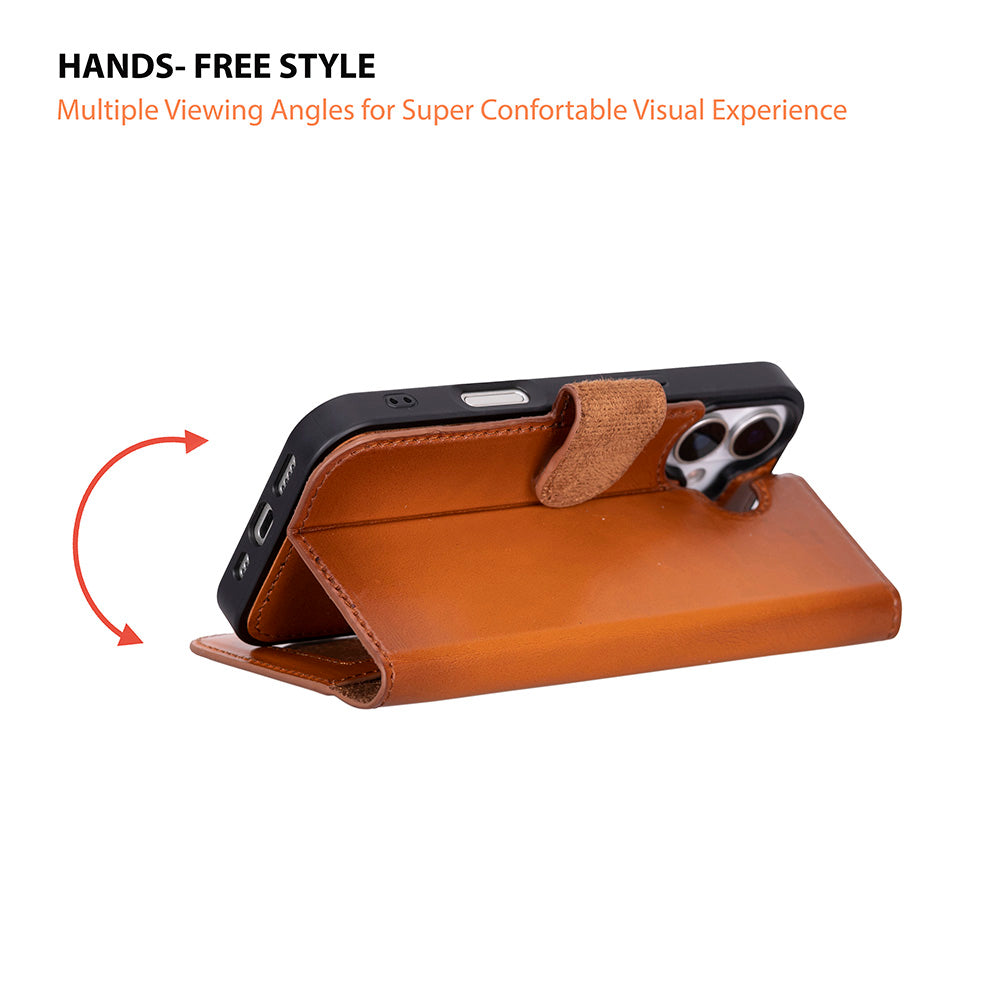 iPhone 17 Leather Detachable Wallet Case - Magic Wallet