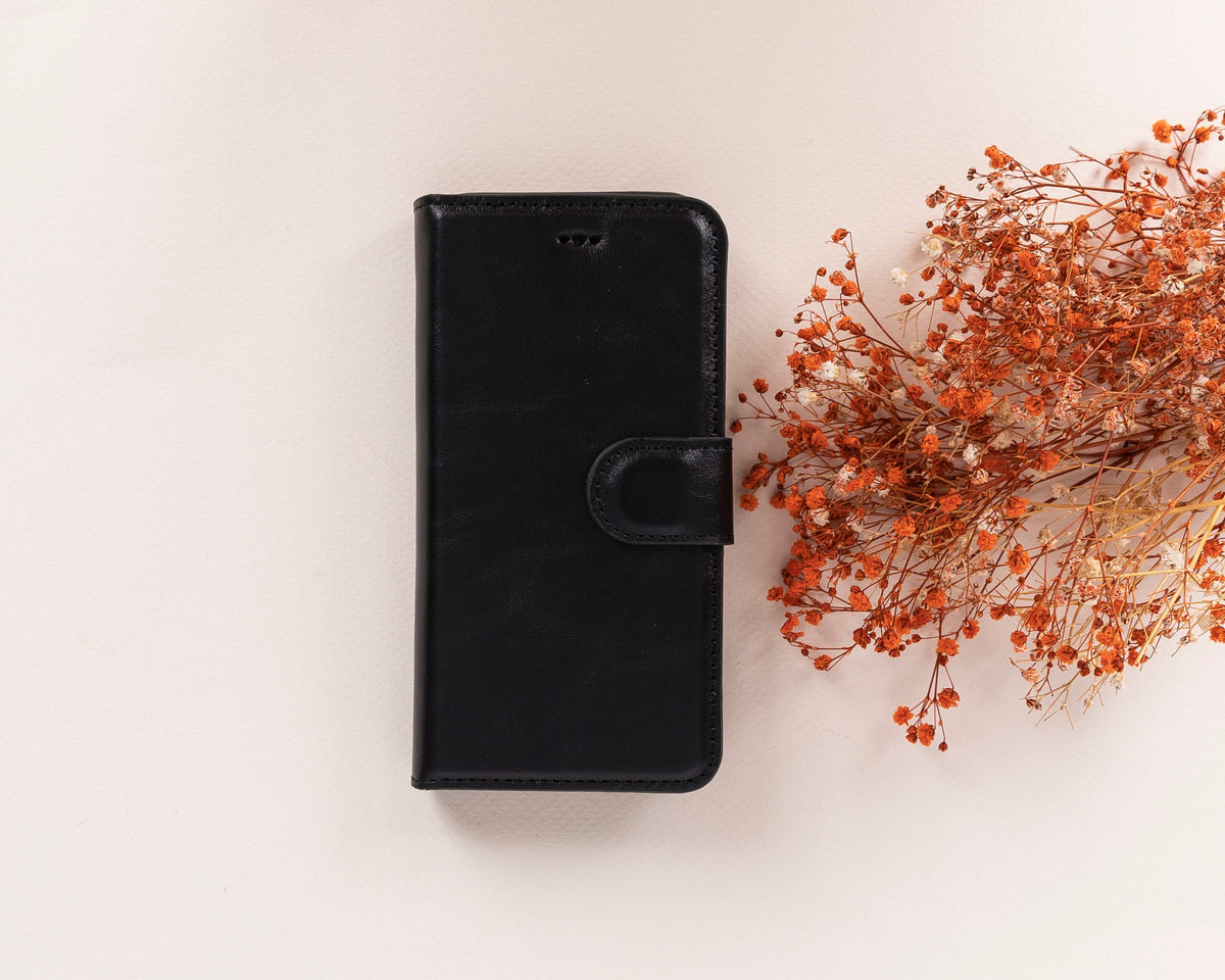 Abnehmbare Lederhülle für iPhone 16E im Wallet-Stil - Magic Wallet
