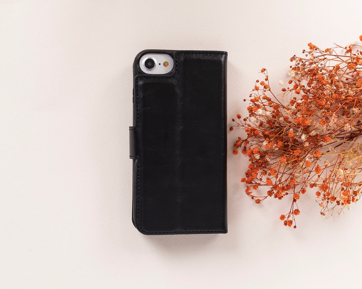 Abnehmbare Lederhülle für iPhone 16E im Wallet-Stil - Magic Wallet