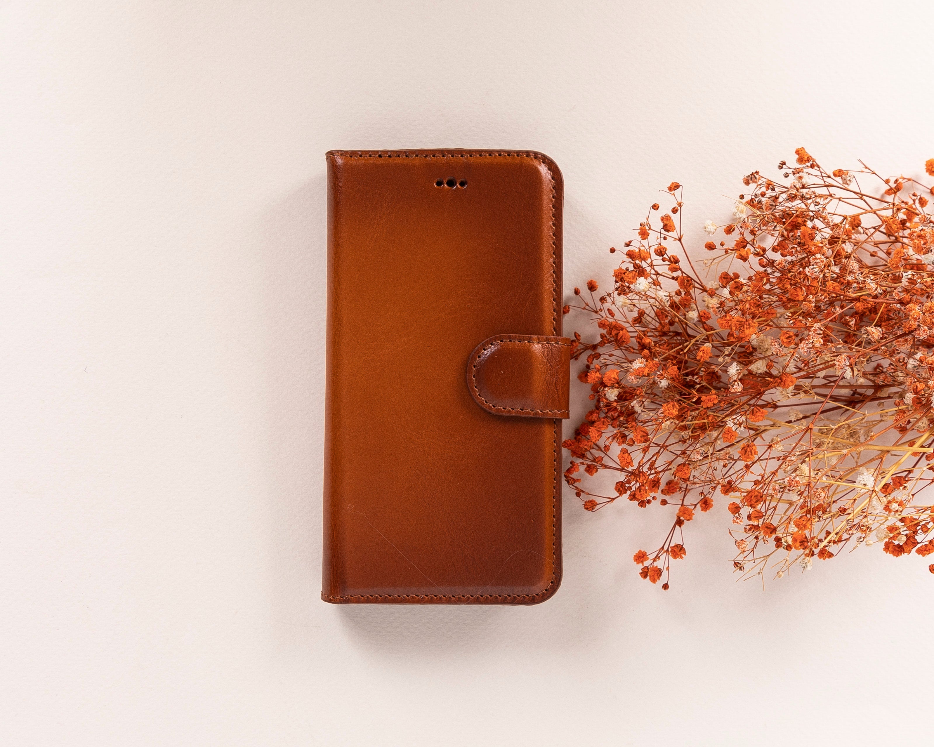 Abnehmbare Lederhülle für iPhone 16E im Wallet-Stil - Magic Wallet