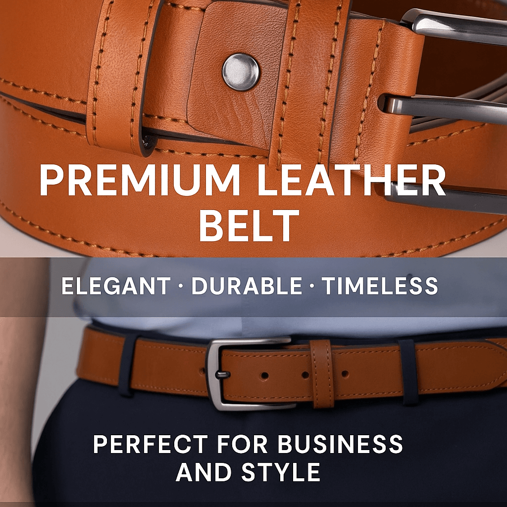 Classic Leather Men's Belt - Urban