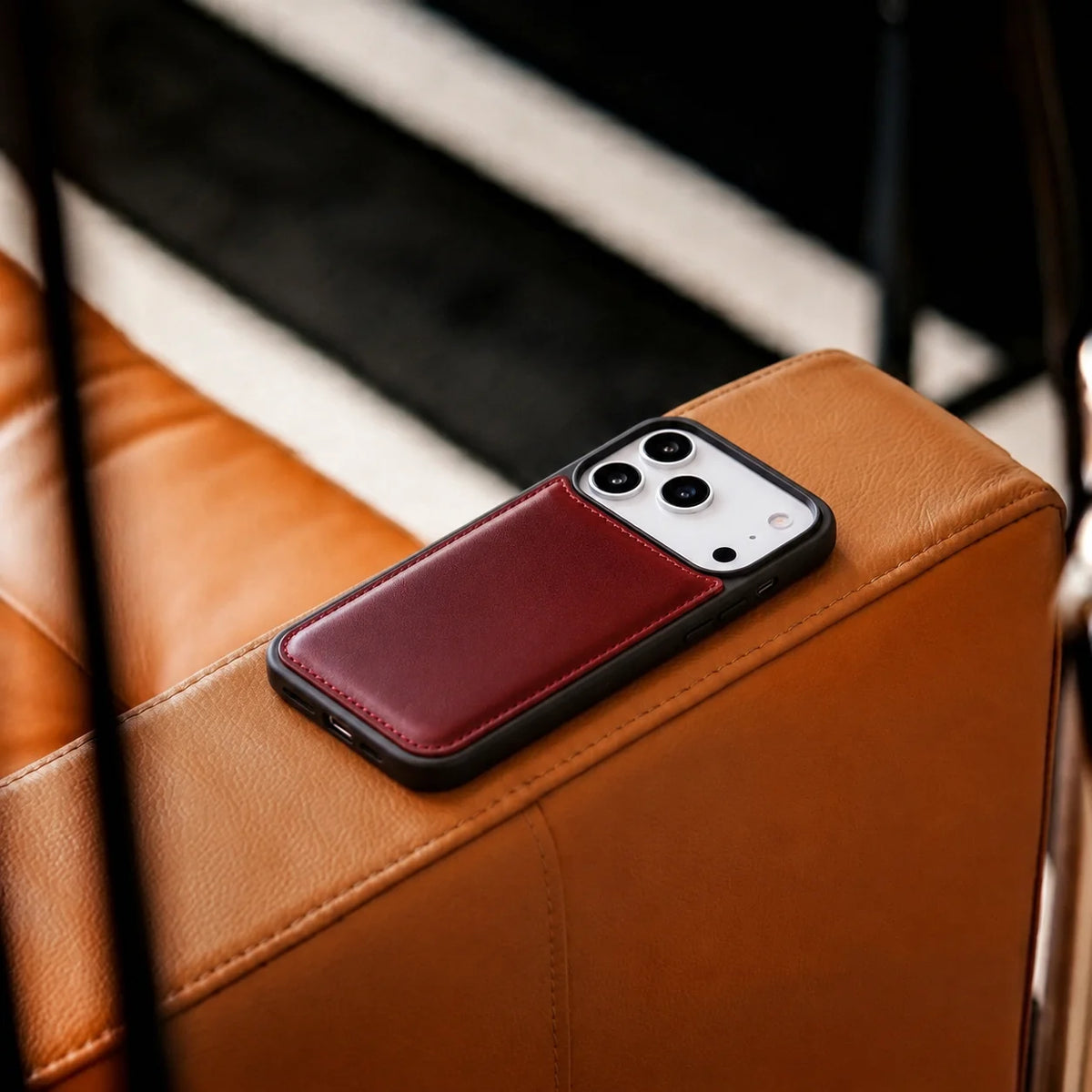 iPhone 17 Pro Max Leather Case - Flex Cover