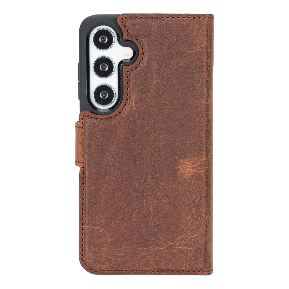 Samsung Galaxy S25 Detachable Leather Wallet Case - Magic Wallet