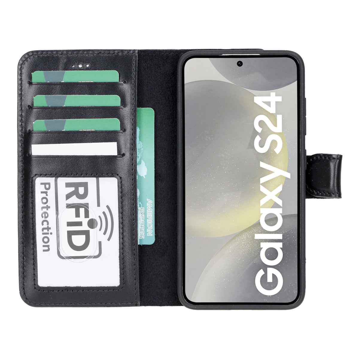 Samsung Galaxy S24 Ultra Leather Detachable Wallet Case - Magic Wallet