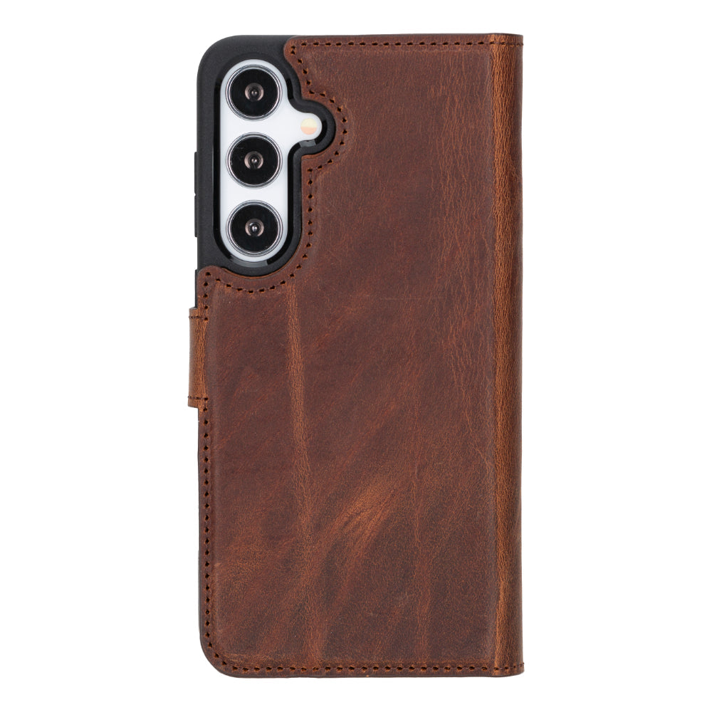 Samsung Galaxy S25 Plus Detachable Leather Wallet Case - Magic Wallet