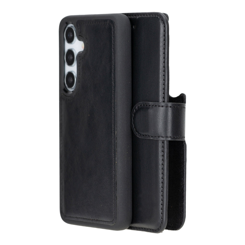 Samsung Galaxy S25 Detachable Leather Wallet Case - Magic Wallet