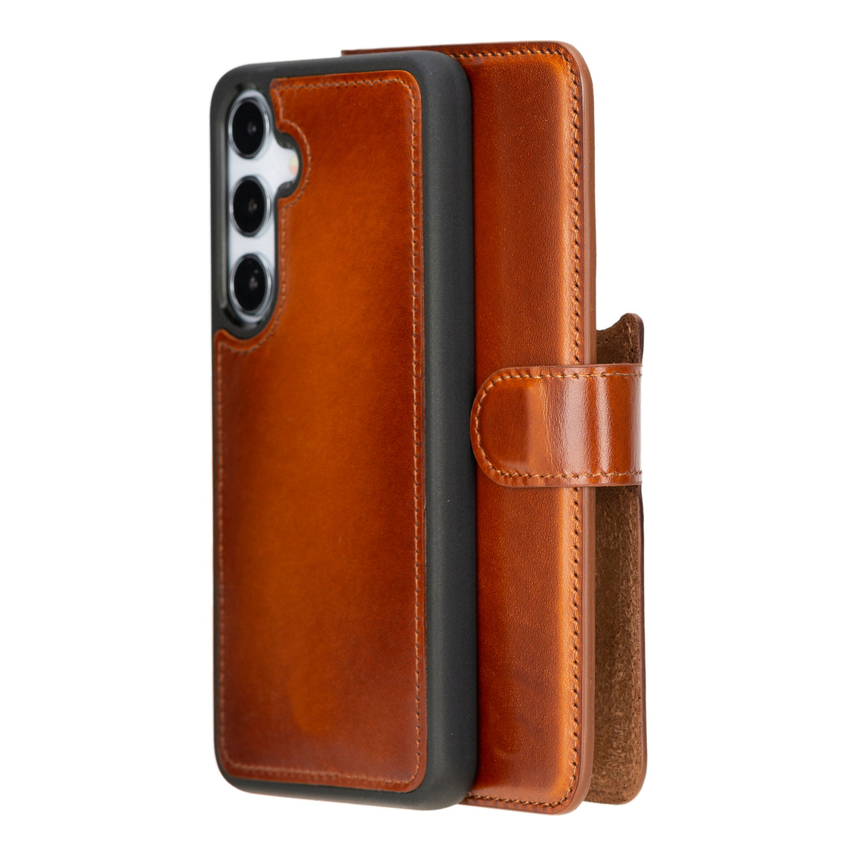 Samsung Galaxy S24 Plus Leather Detachable Wallet Case - Magic Wallet