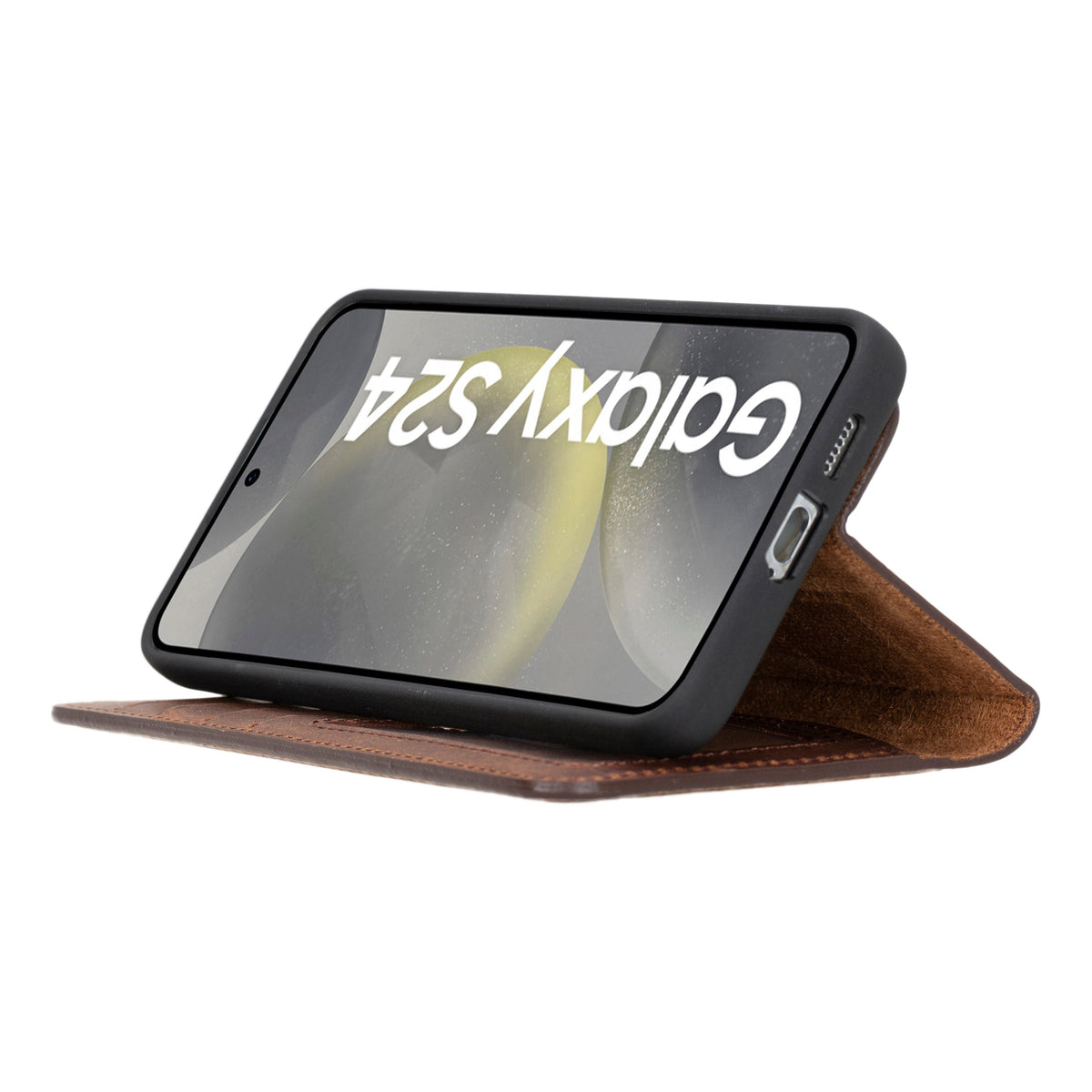 Samsung Galaxy S24 Leather Detachable Wallet Case - Magic Wallet
