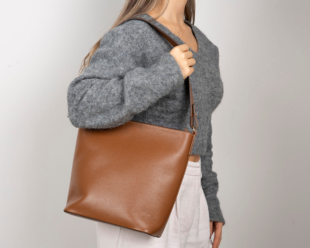 Women's Leather Bag - Elena
