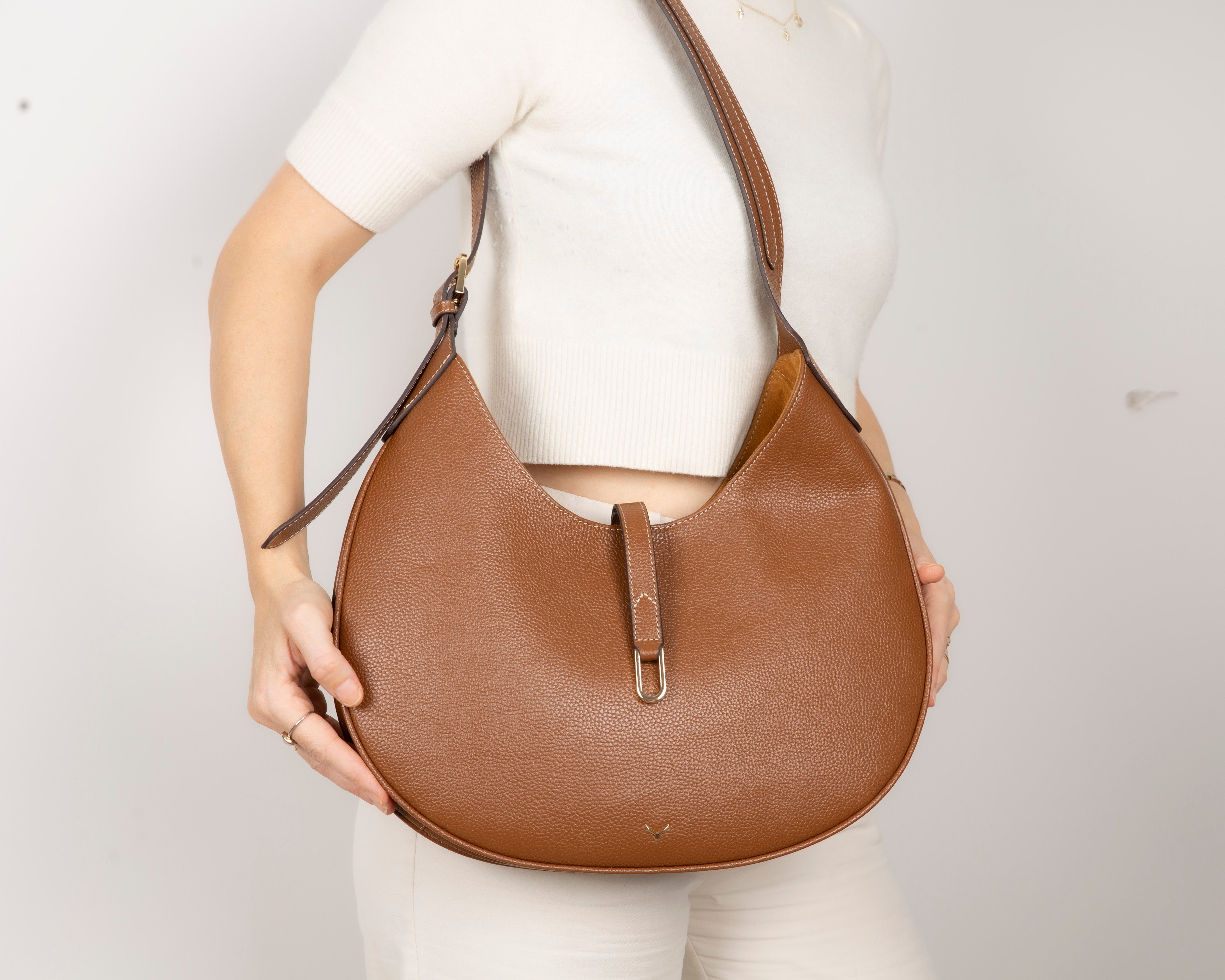 Women's Leather Bag - Rosa