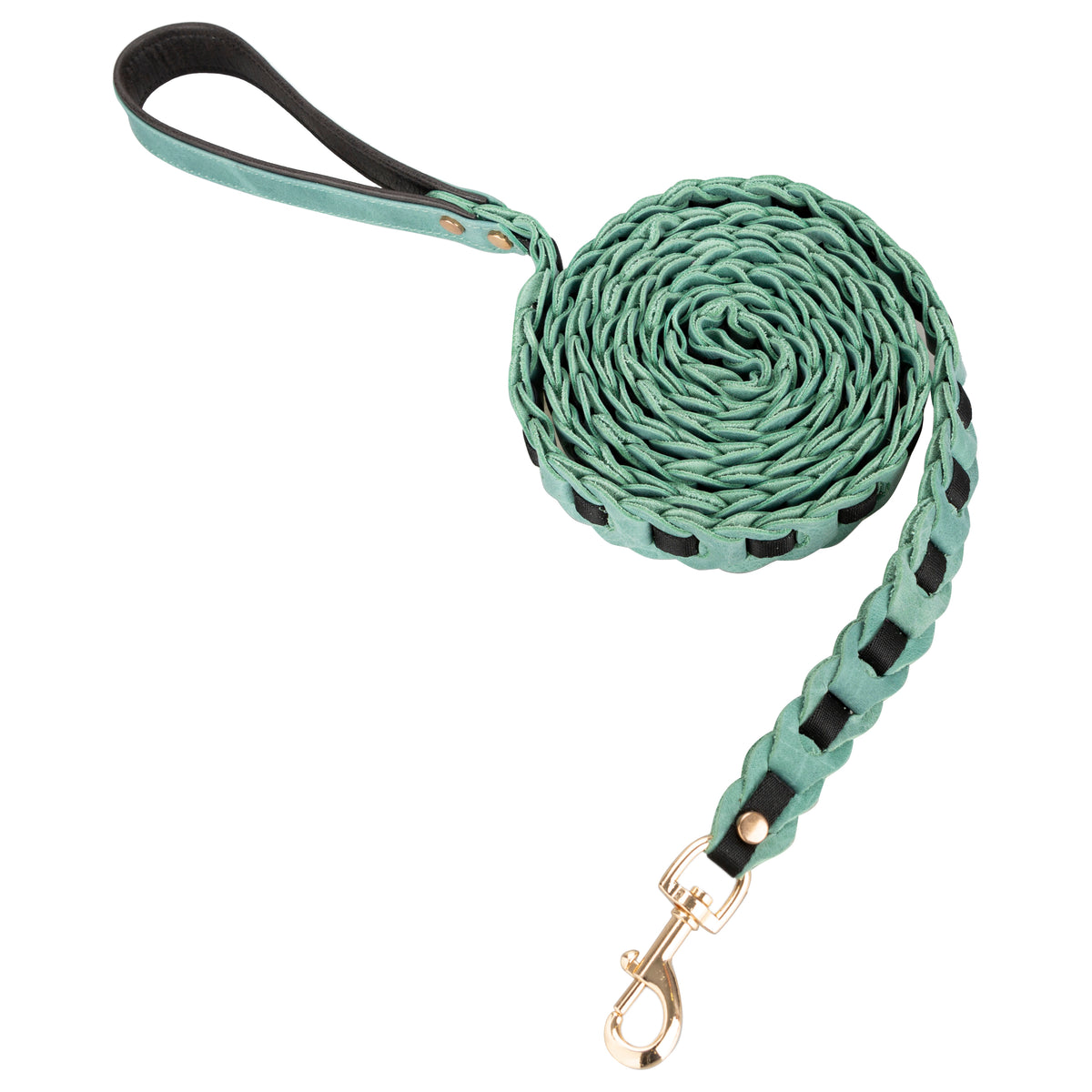 Genuine Leather Dog Leash (215cm)