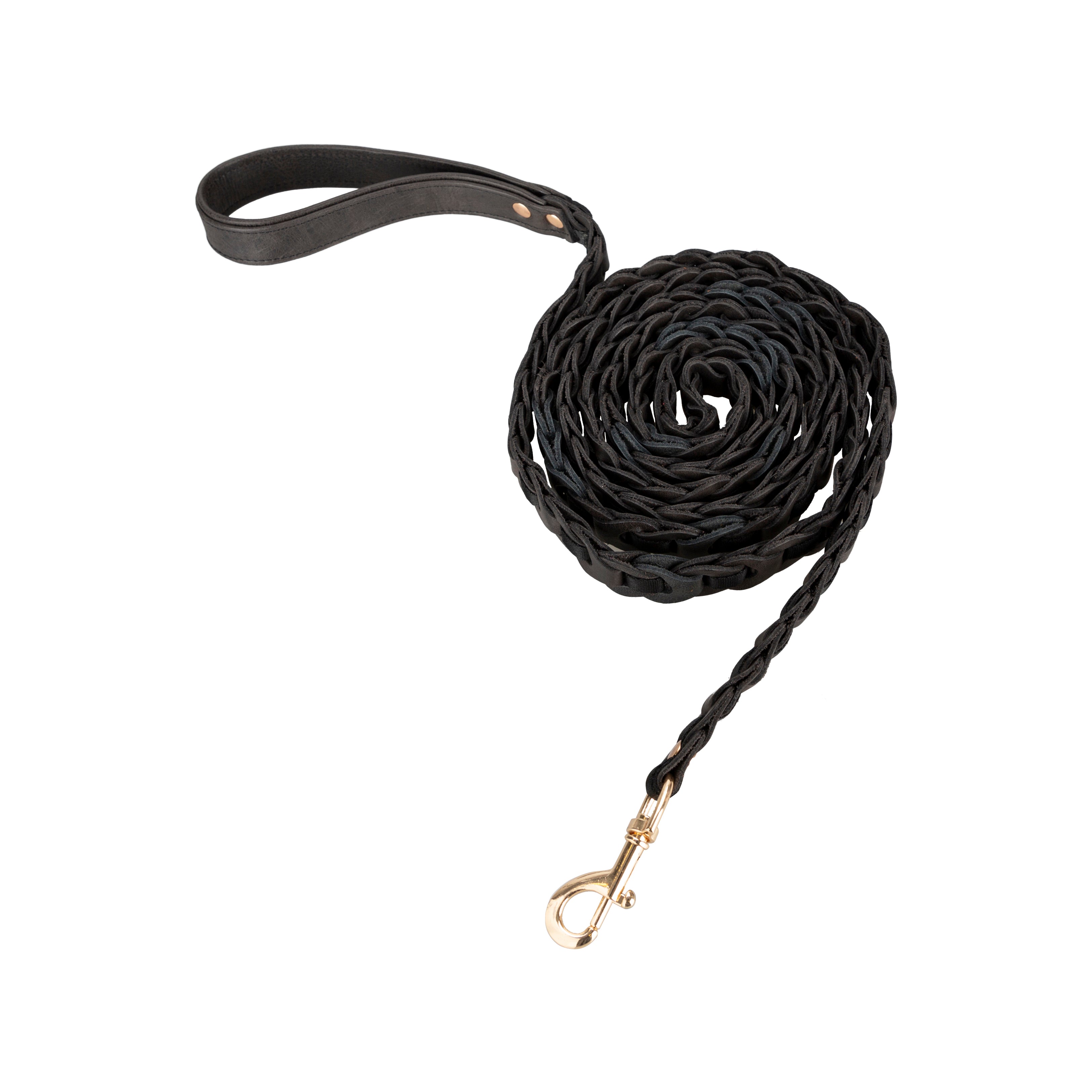 Genuine Leather Dog Leash (215cm)