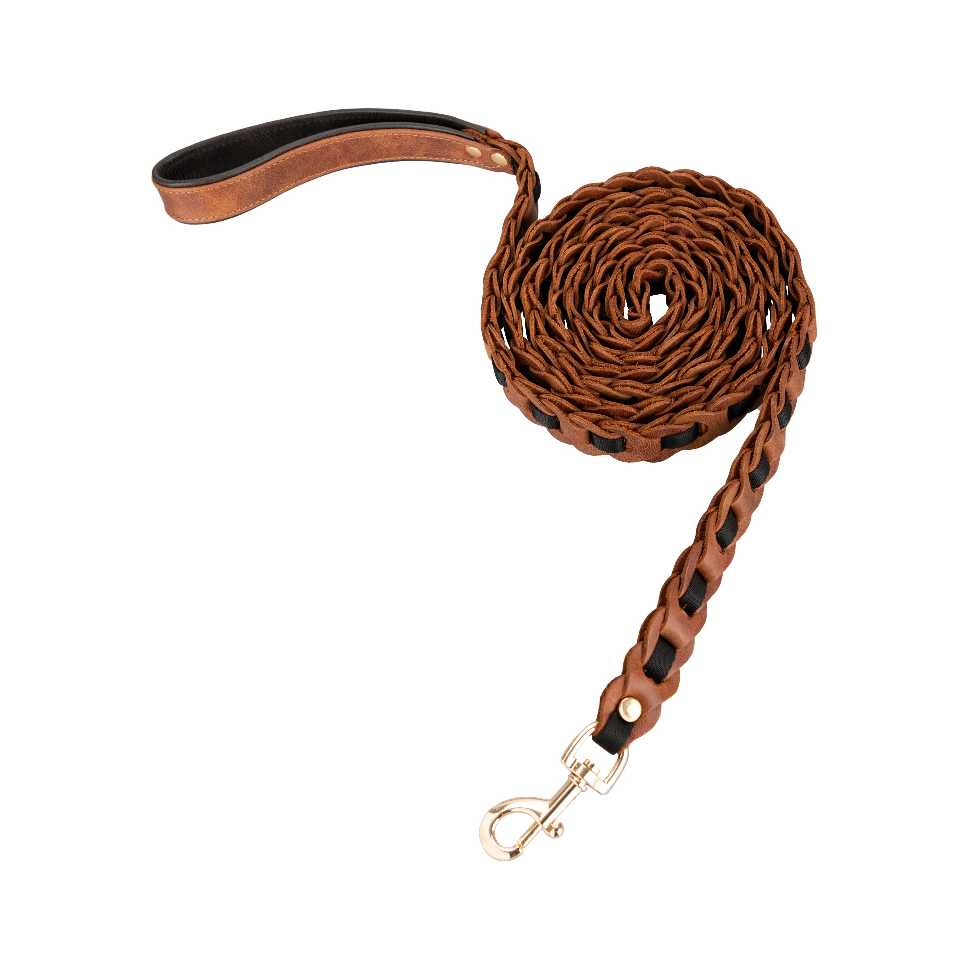 Genuine Leather Dog Leash (215cm)
