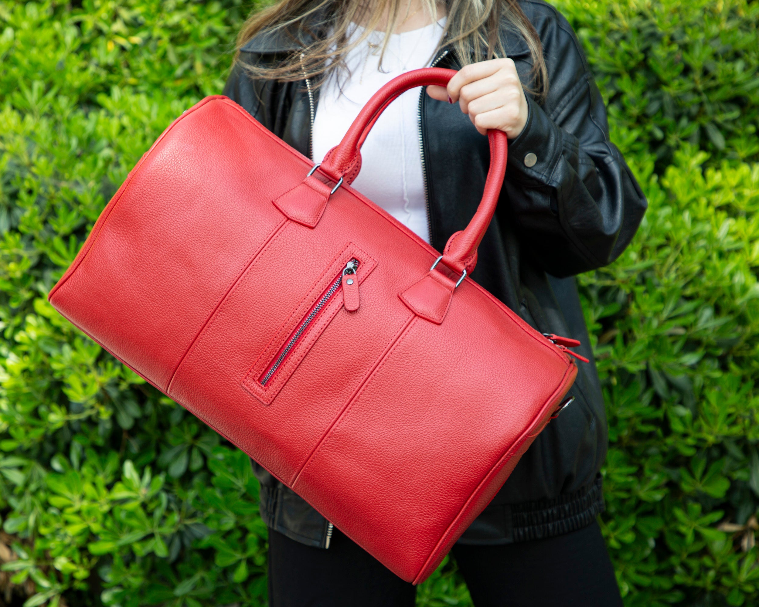 Wochenend-Reisetasche aus Leder – Dolly