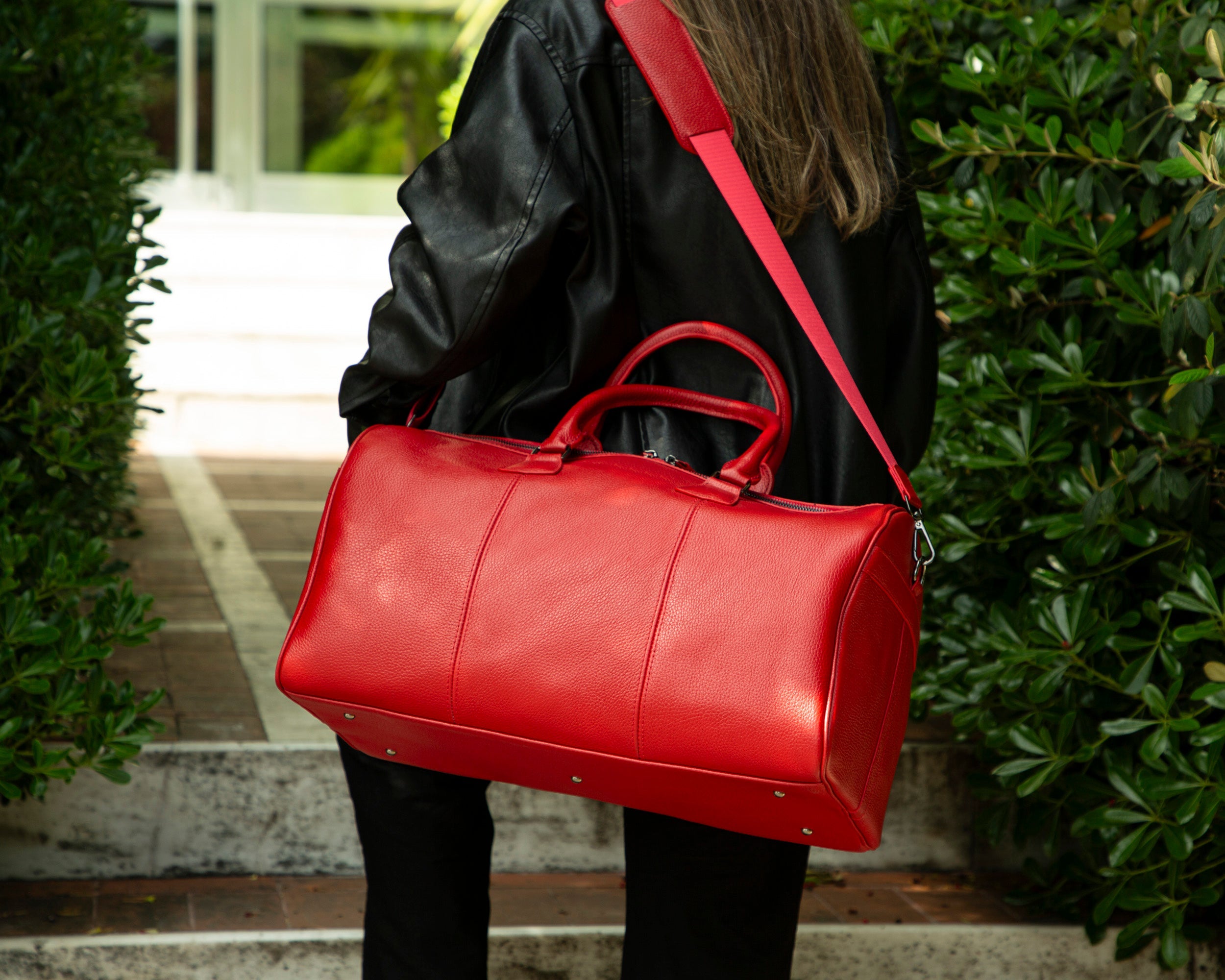 Wochenend-Reisetasche aus Leder – Dolly