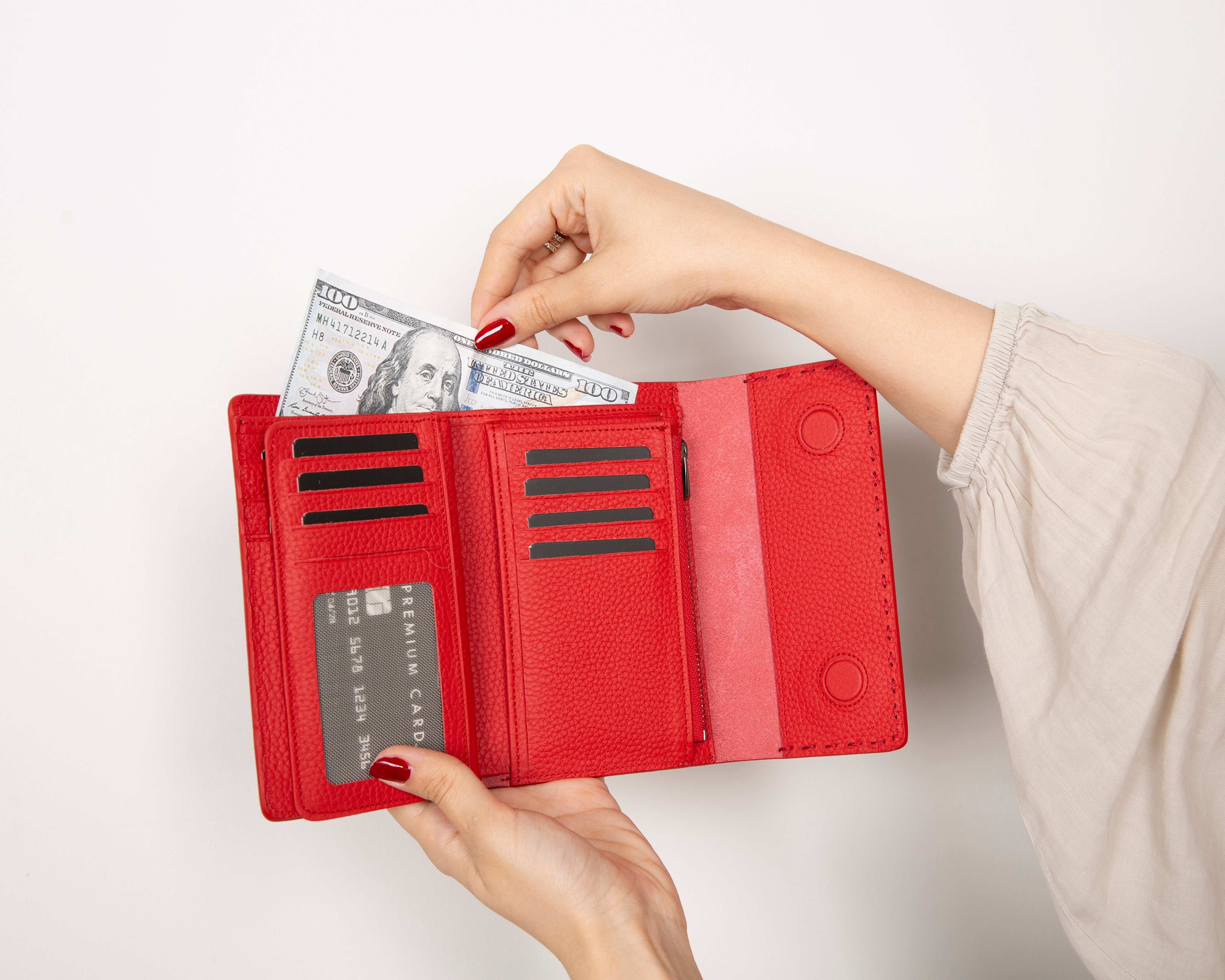 Leather Women's Wallet - Linea