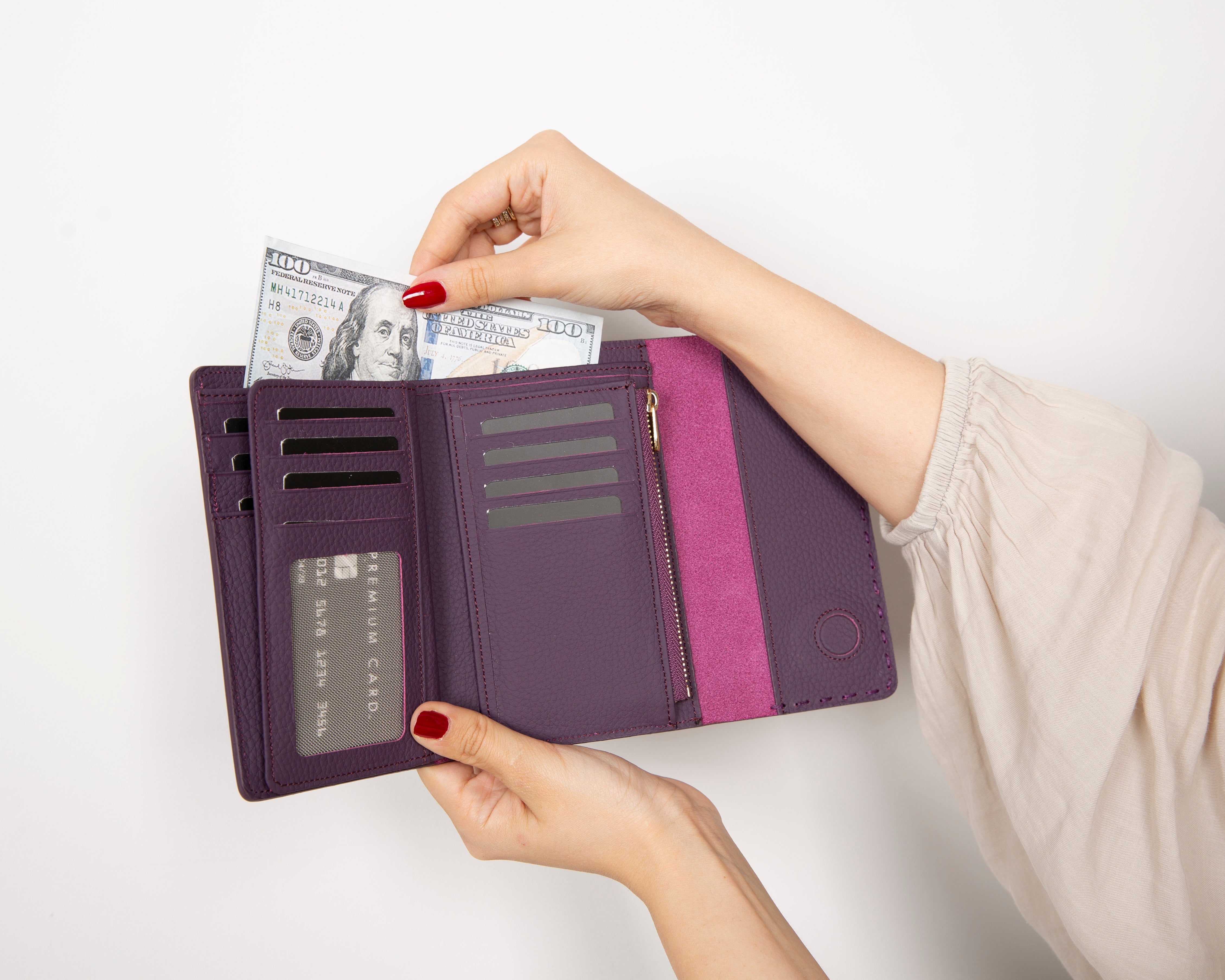 Leather Women's Wallet - Linea