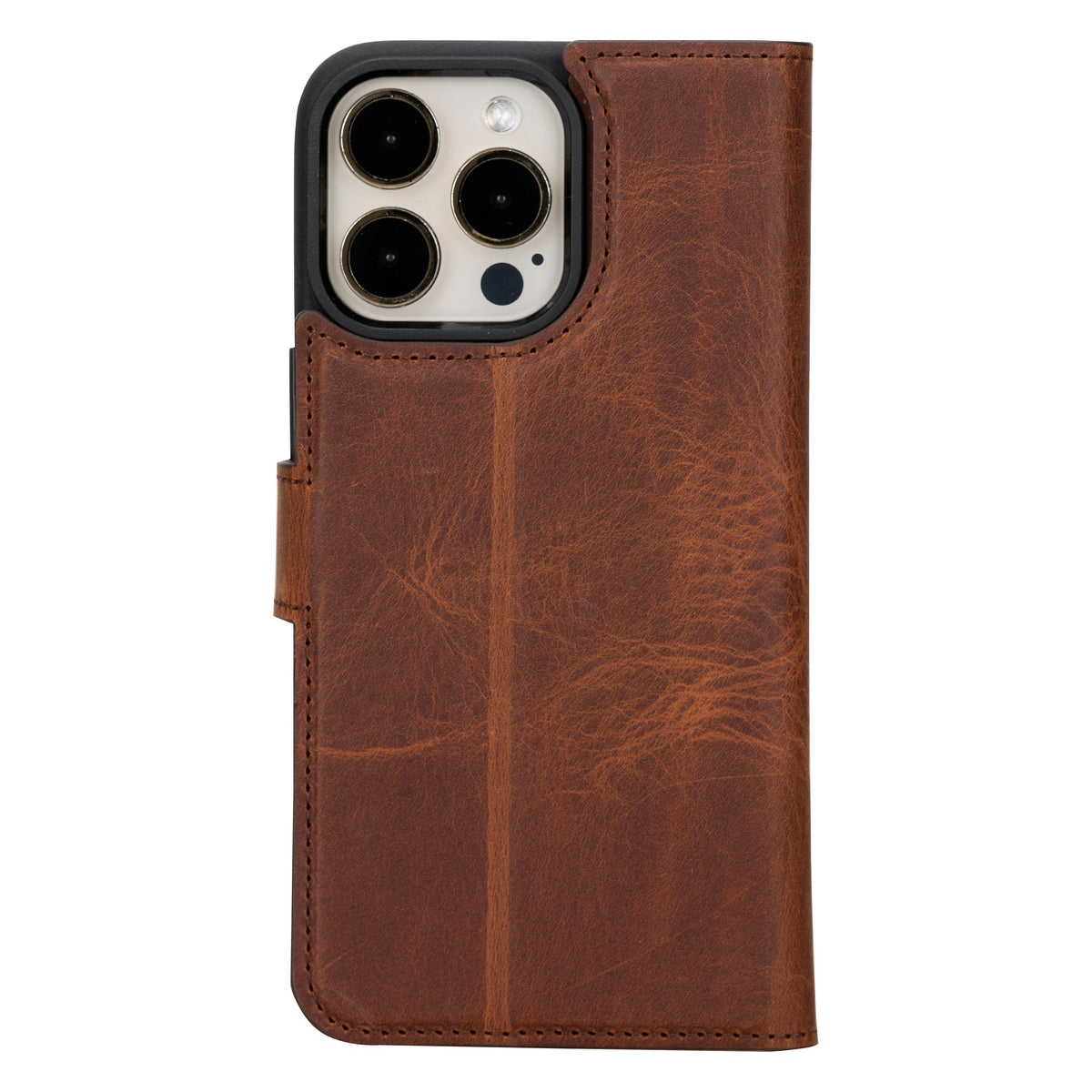Abnehmbare Lederhülle für iPhone 16 Pro – Magic Wallet