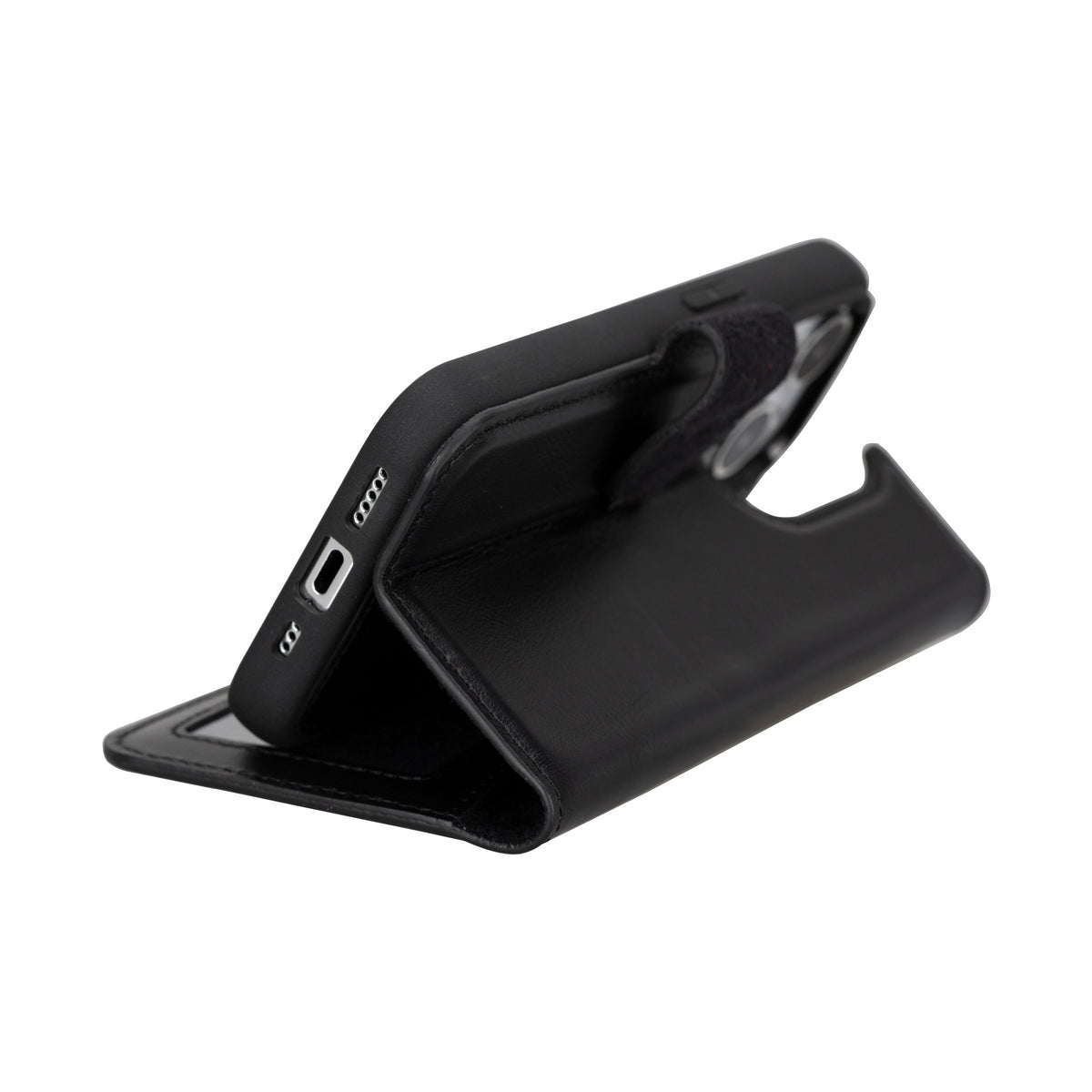 Abnehmbare Brieftaschenhülle aus Leder für iPhone 16 Pro Max - Magic Wallet