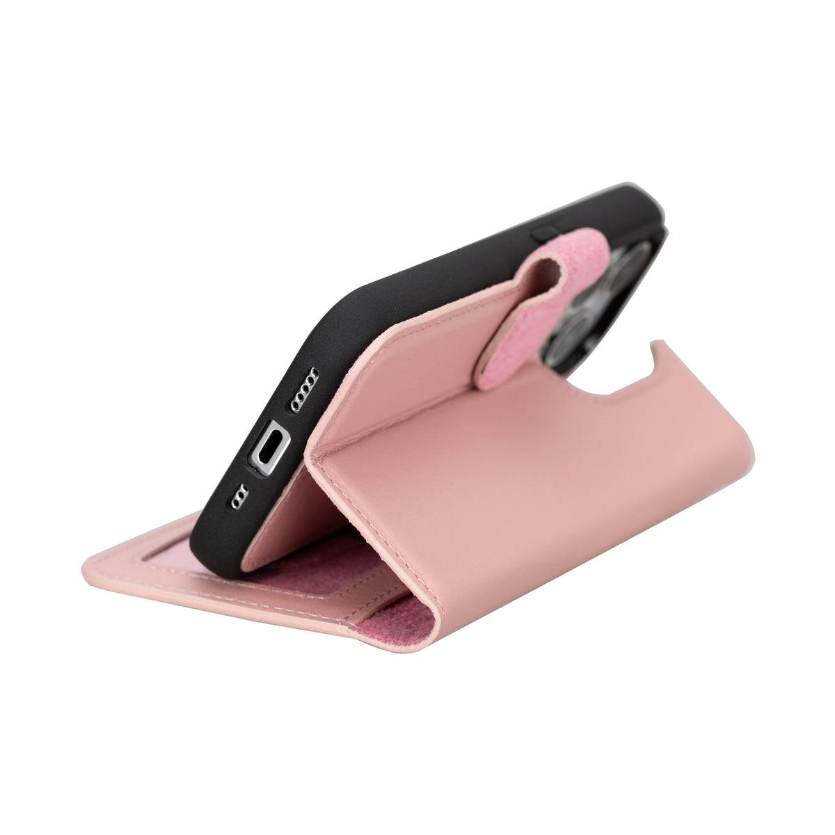 iPhone 15 Pro Detachable Leather Wallet Case - Magic Wallet