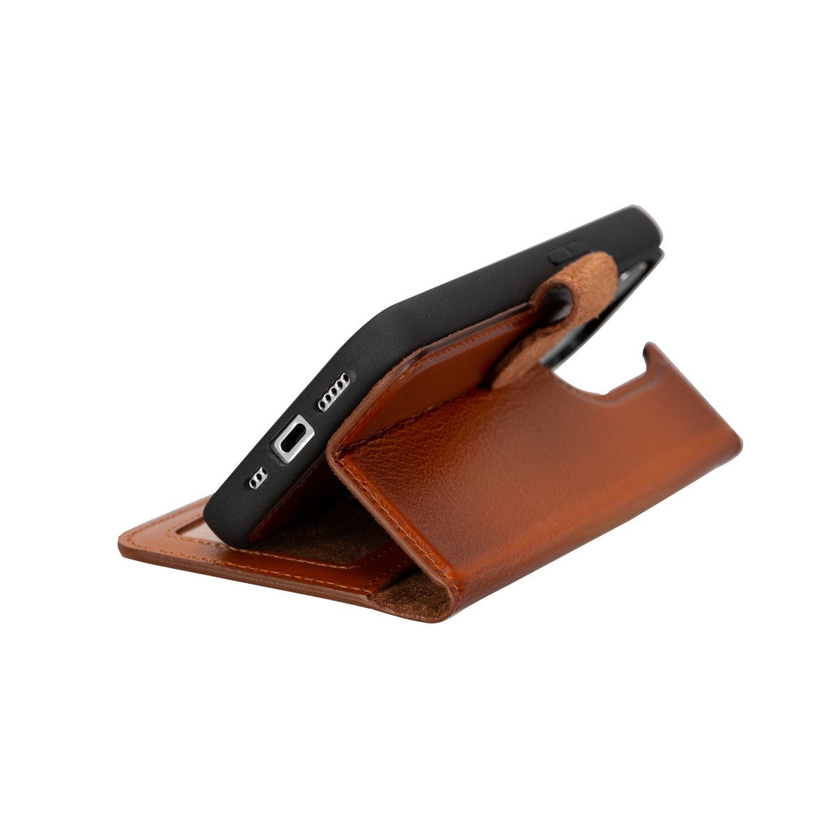 iPhone 15 Pro Detachable Leather Wallet Case - Magic Wallet