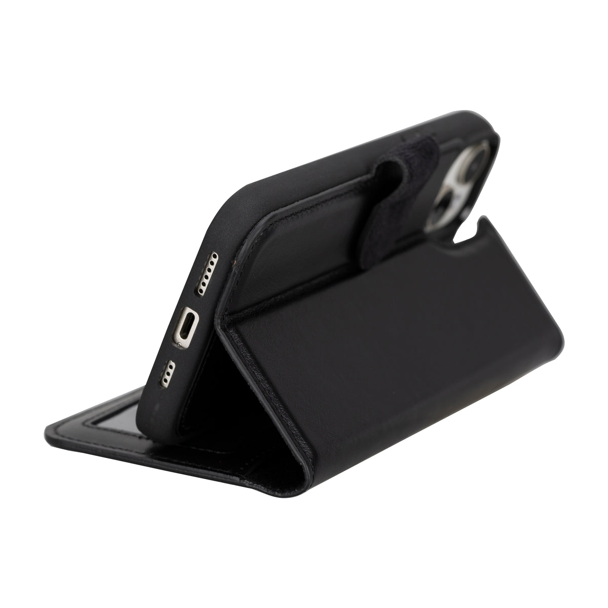 Abnehmbare Lederhülle für iPhone 15 – Magic Wallet