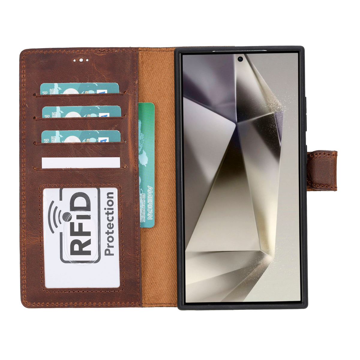 Samsung Galaxy S24 Plus Leather Detachable Wallet Case - Magic Wallet