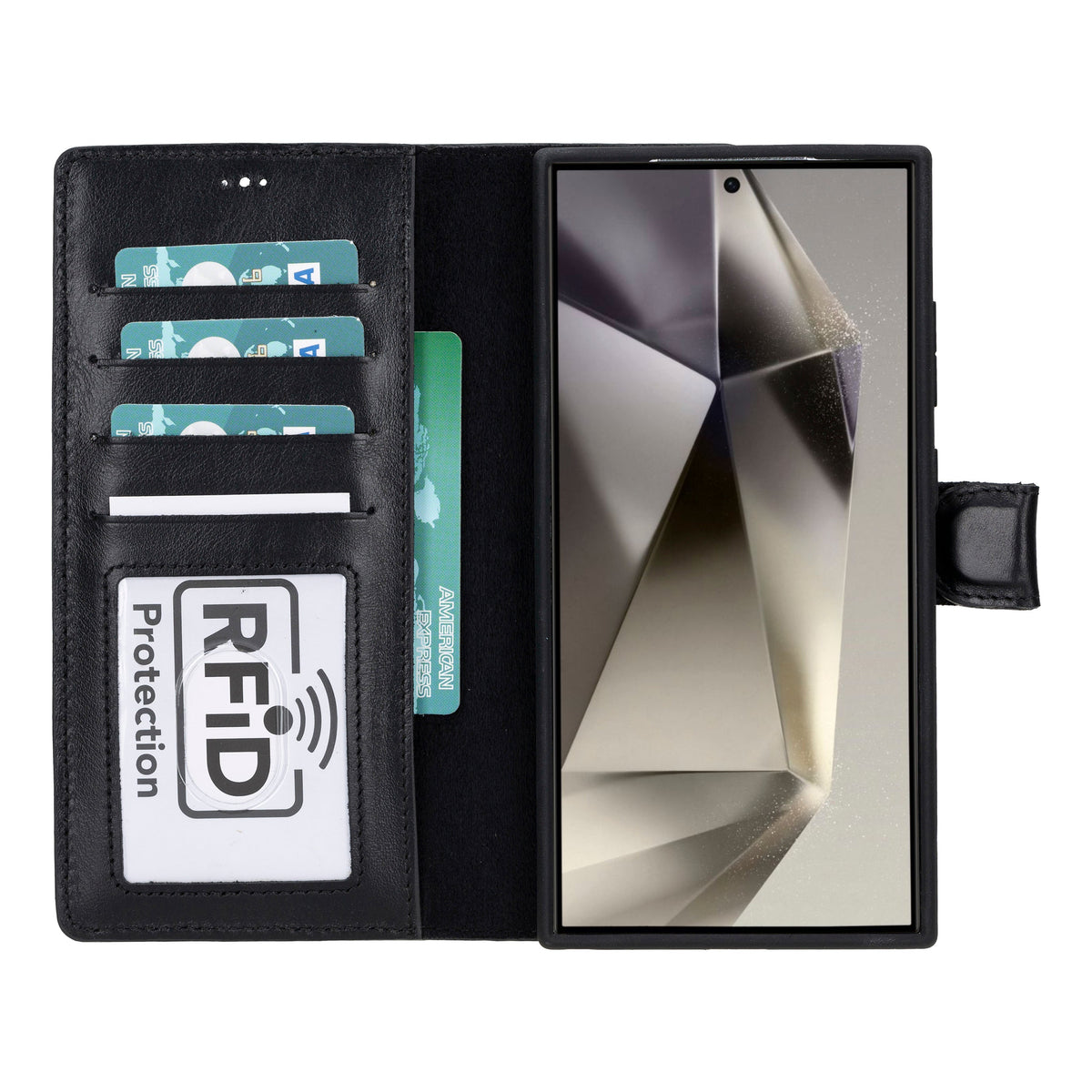 Samsung Galaxy S24 Ultra Leather Detachable Wallet Case - Magic Wallet