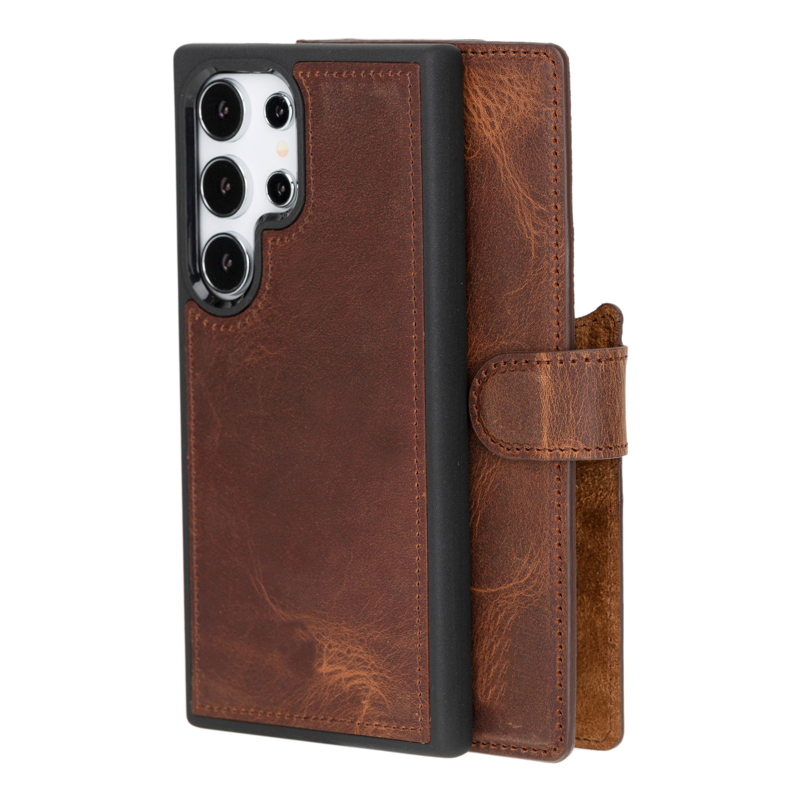 Samsung Galaxy S24 Plus Leather Detachable Wallet Case - Magic Wallet