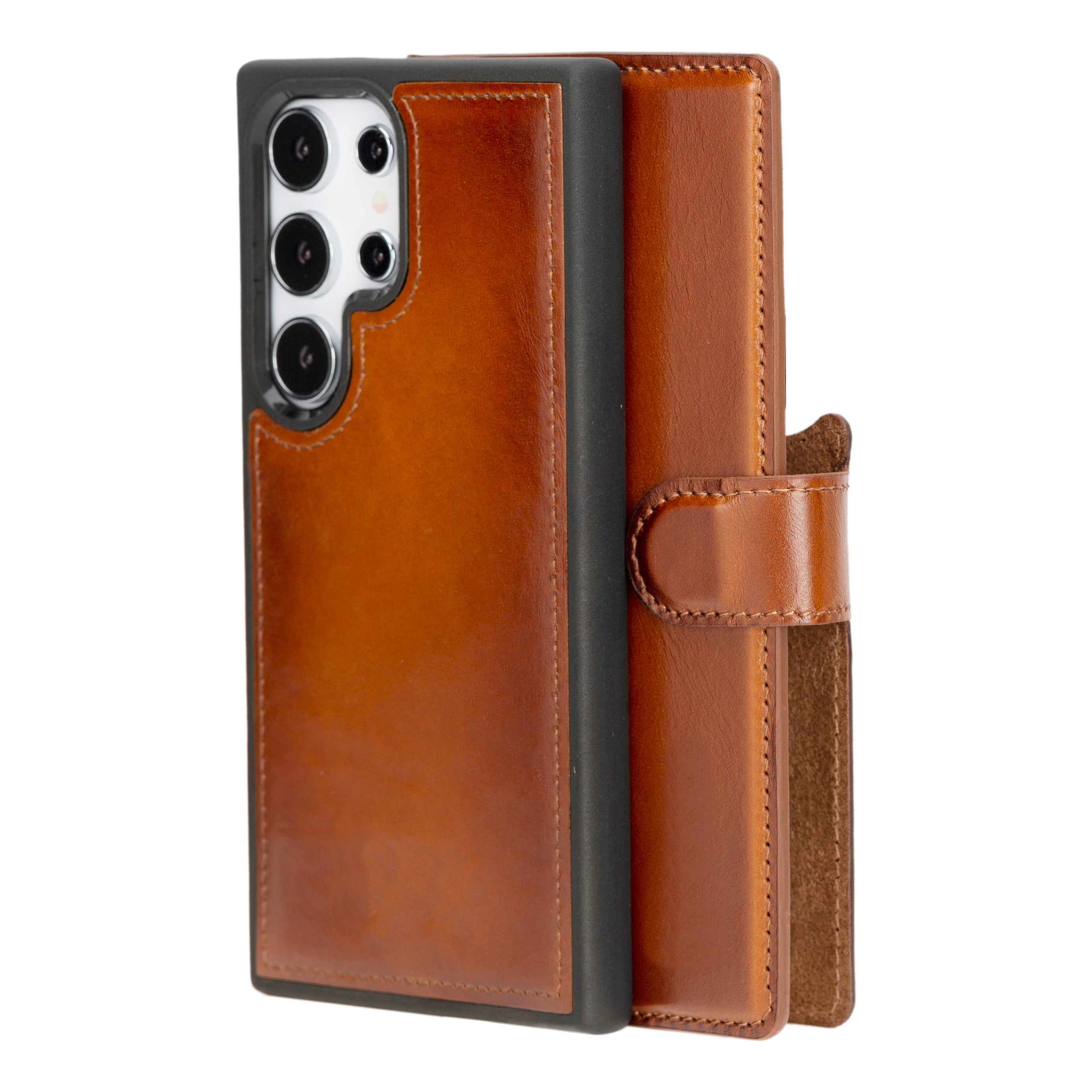 Samsung Galaxy S24 Ultra Leather Detachable Wallet Case - Magic Wallet