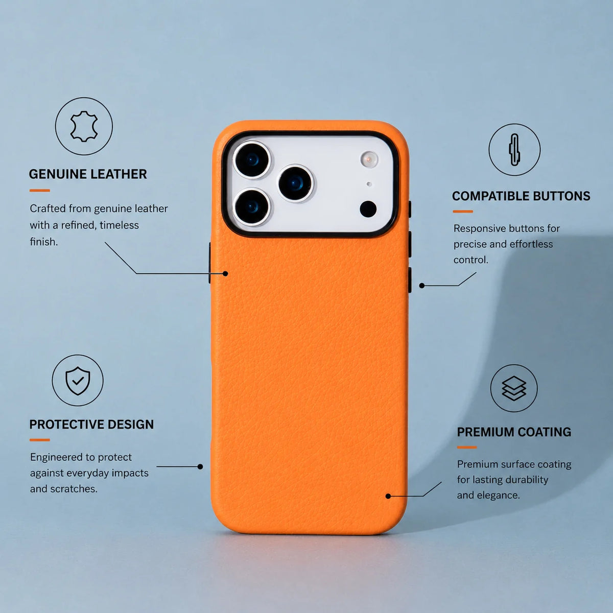 iPhone 17 Pro Leather Case - Prestige