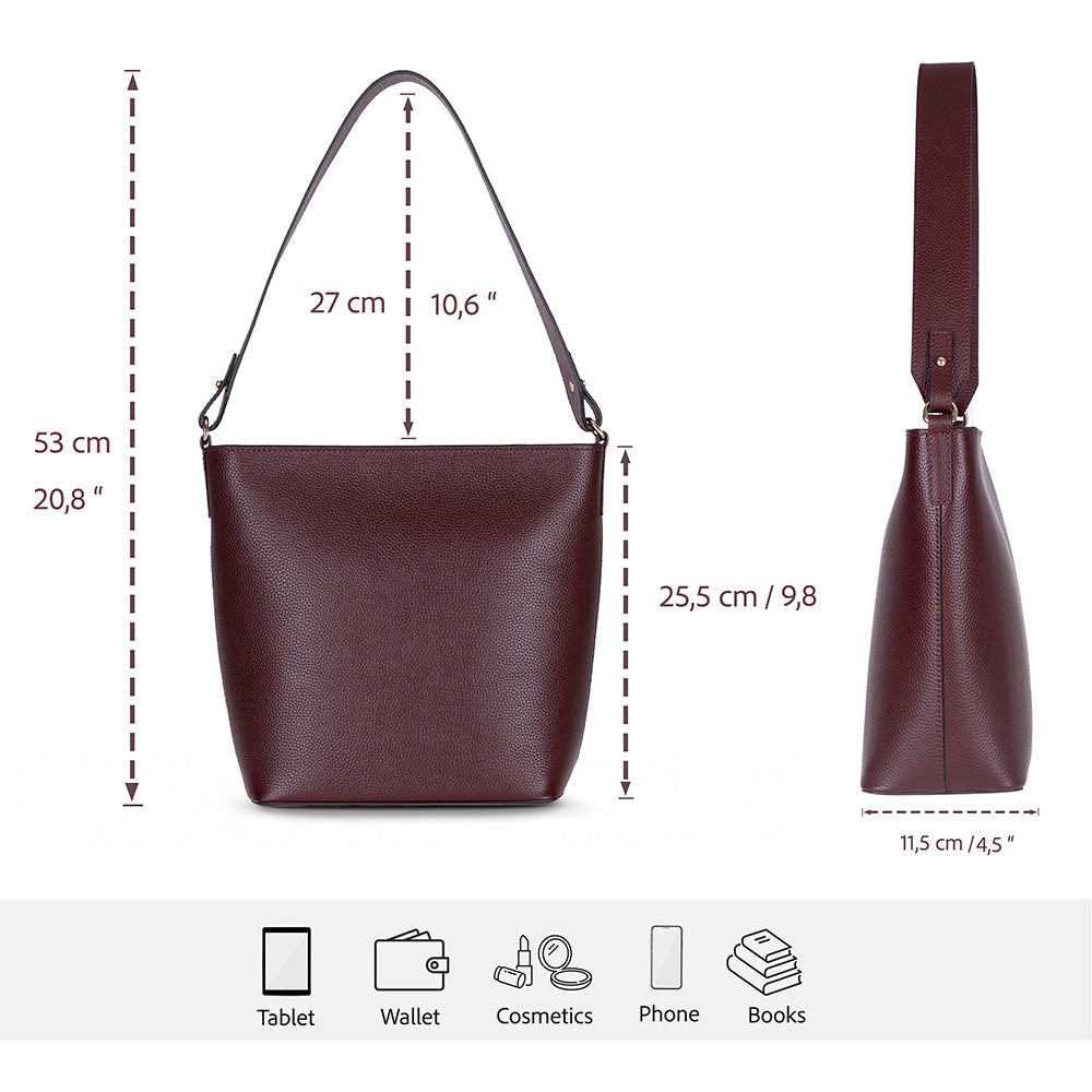 Women's Leather Bag - Elena