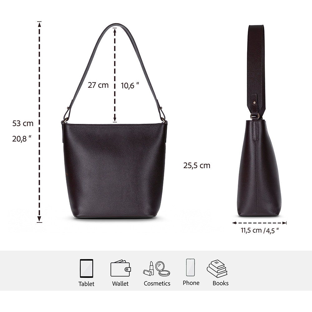 Women's Leather Bag - Elena