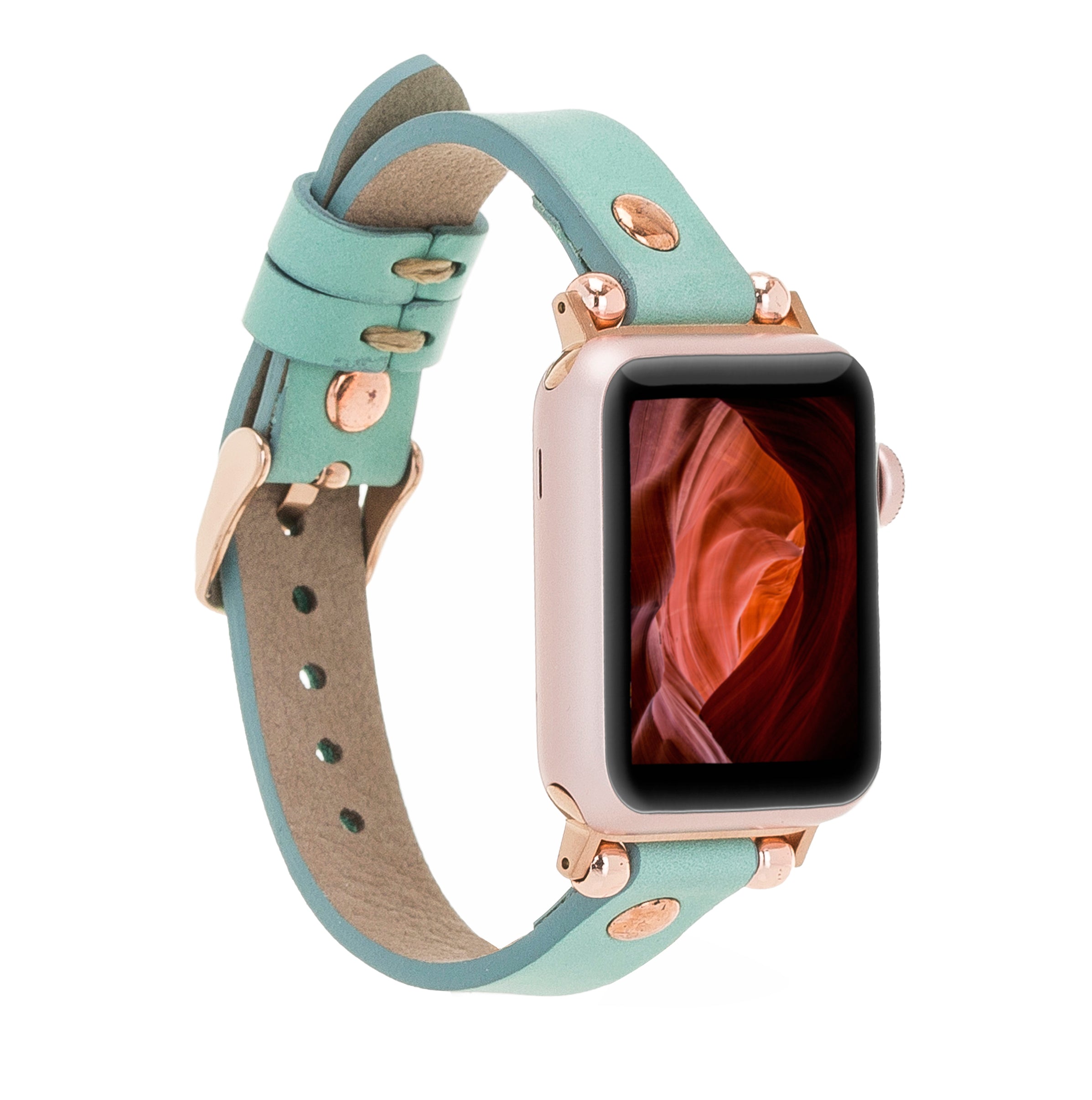 Apple Watch Lederarmband/Kompatibel mit allen Uhrenmodellen – Ferro Trok