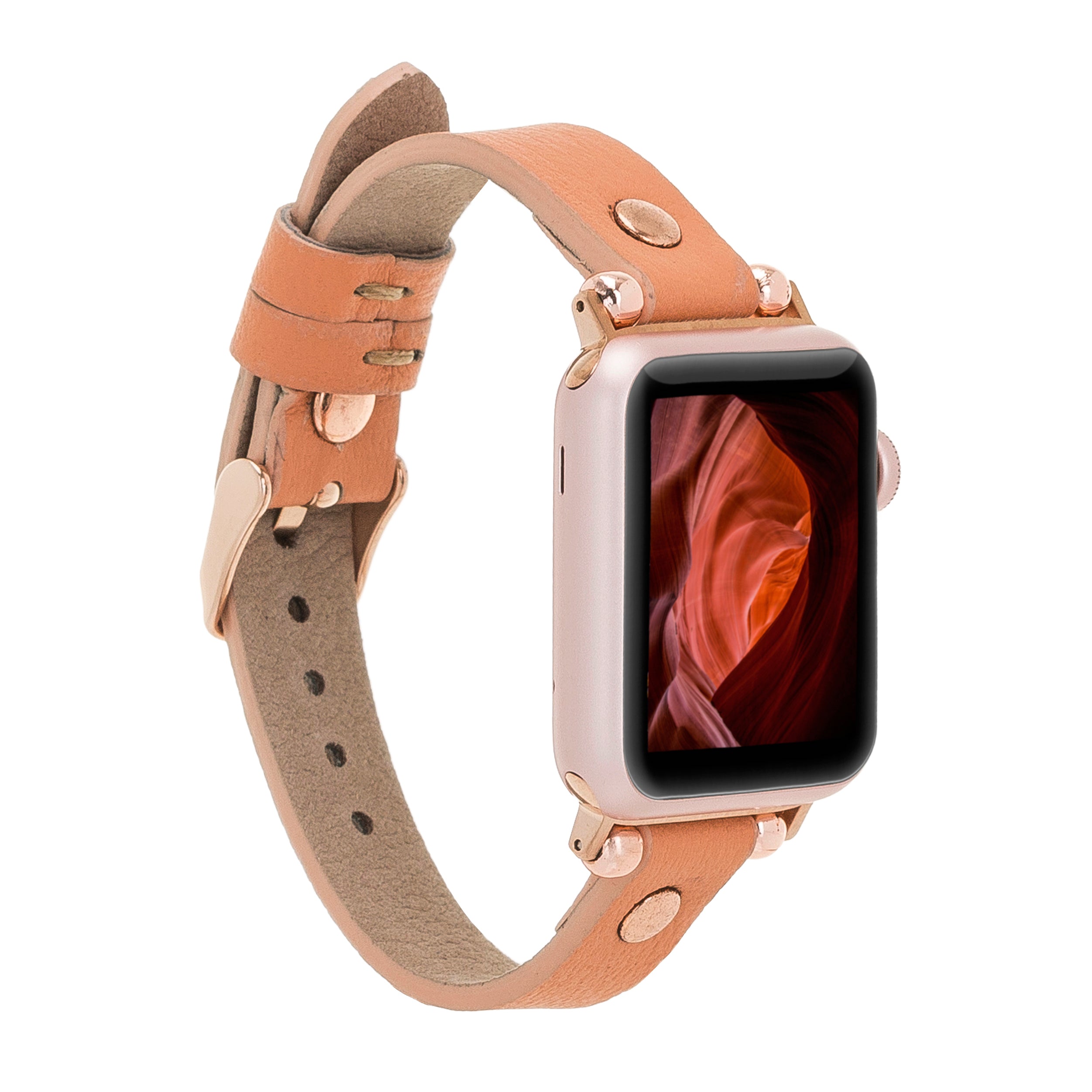 Apple Watch Lederarmband/Kompatibel mit allen Uhrenmodellen – Ferro Trok