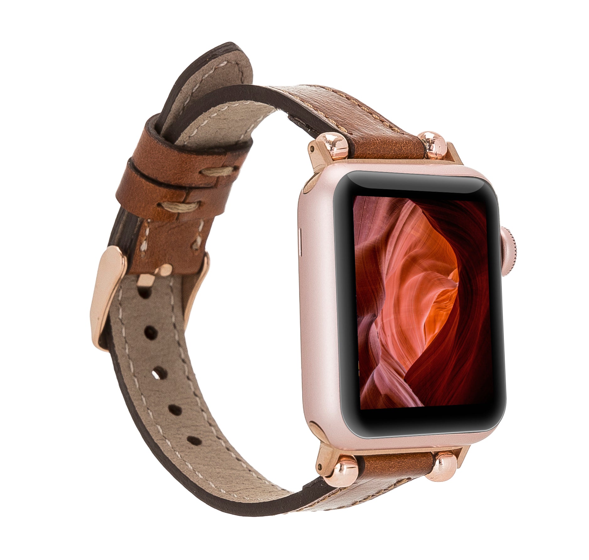 Apple Watch Lederarmband/Kompatibel mit allen Uhrenmodellen – Ferro Seamy