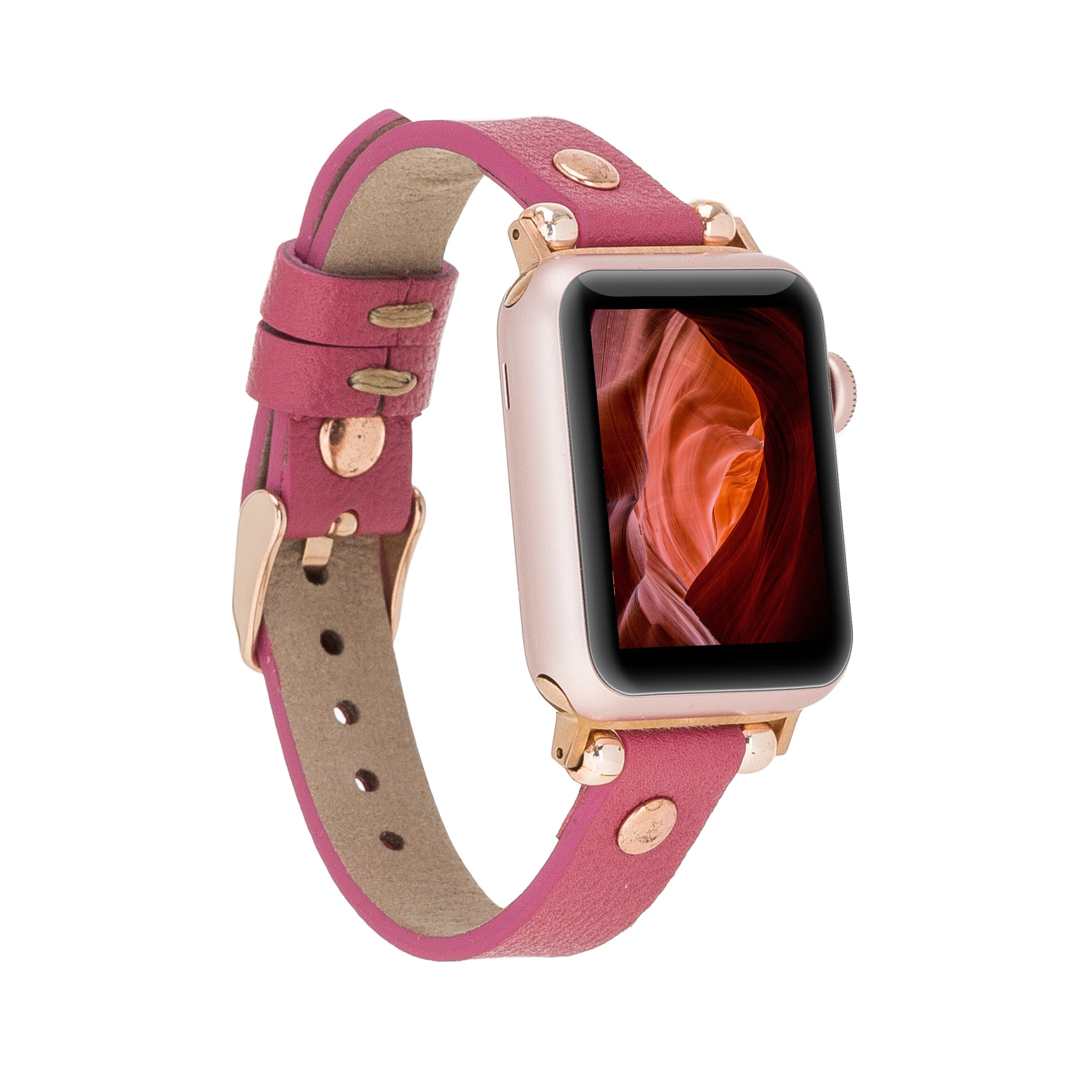 Apple Watch Lederarmband/Kompatibel mit allen Uhrenmodellen – Ferro Trok