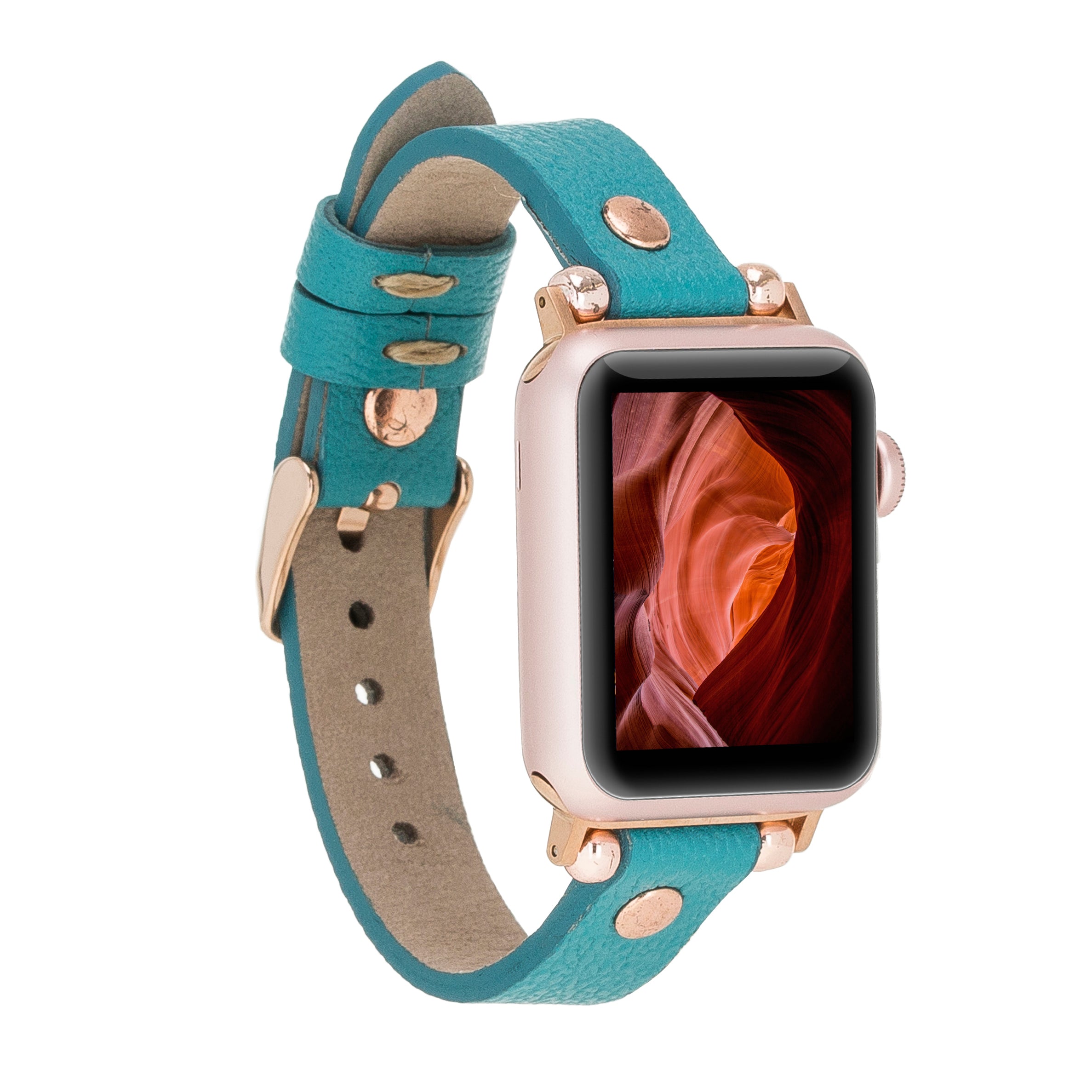 Apple Watch Lederarmband/Kompatibel mit allen Uhrenmodellen – Ferro Trok