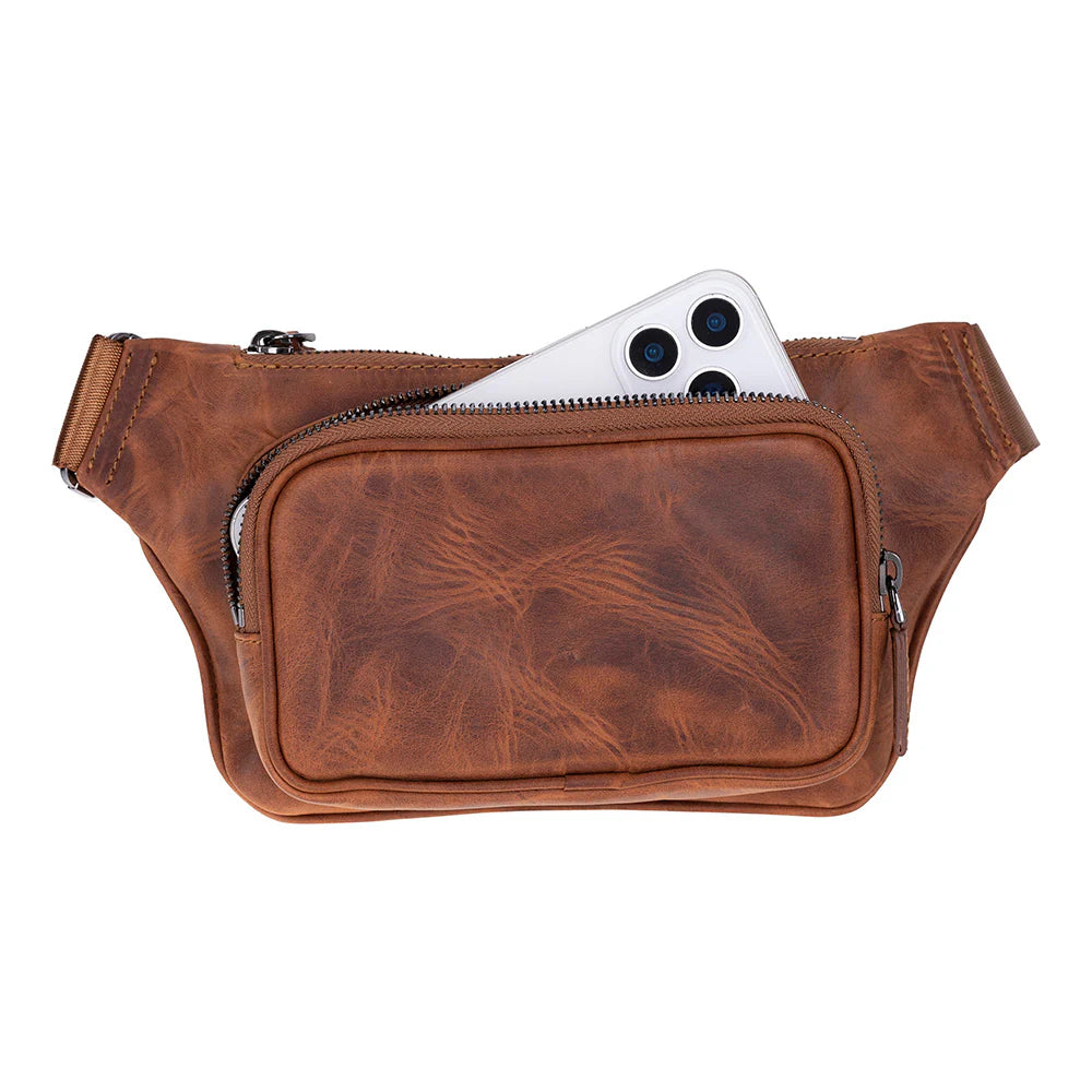 Genuine Leather Waist Bag - Apex