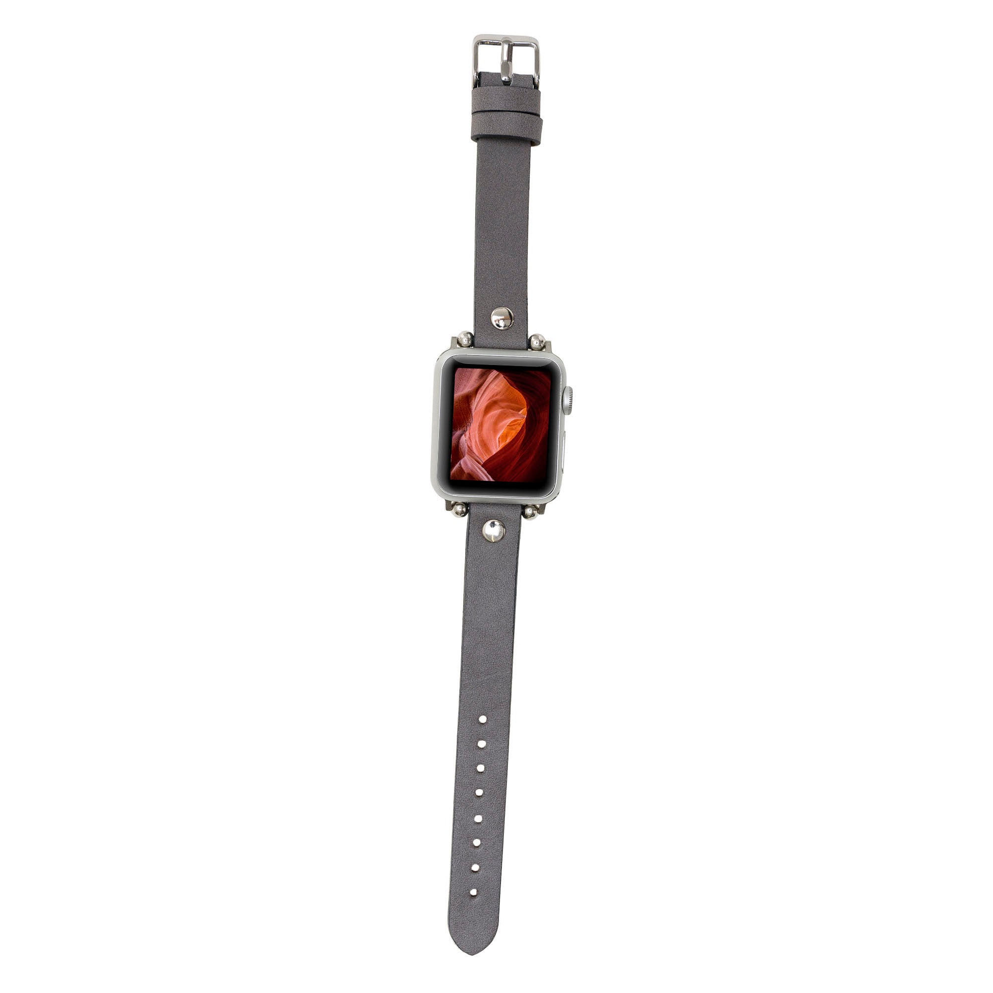 Apple Watch Lederarmband/Kompatibel mit allen Uhrenmodellen – Ferro Trok