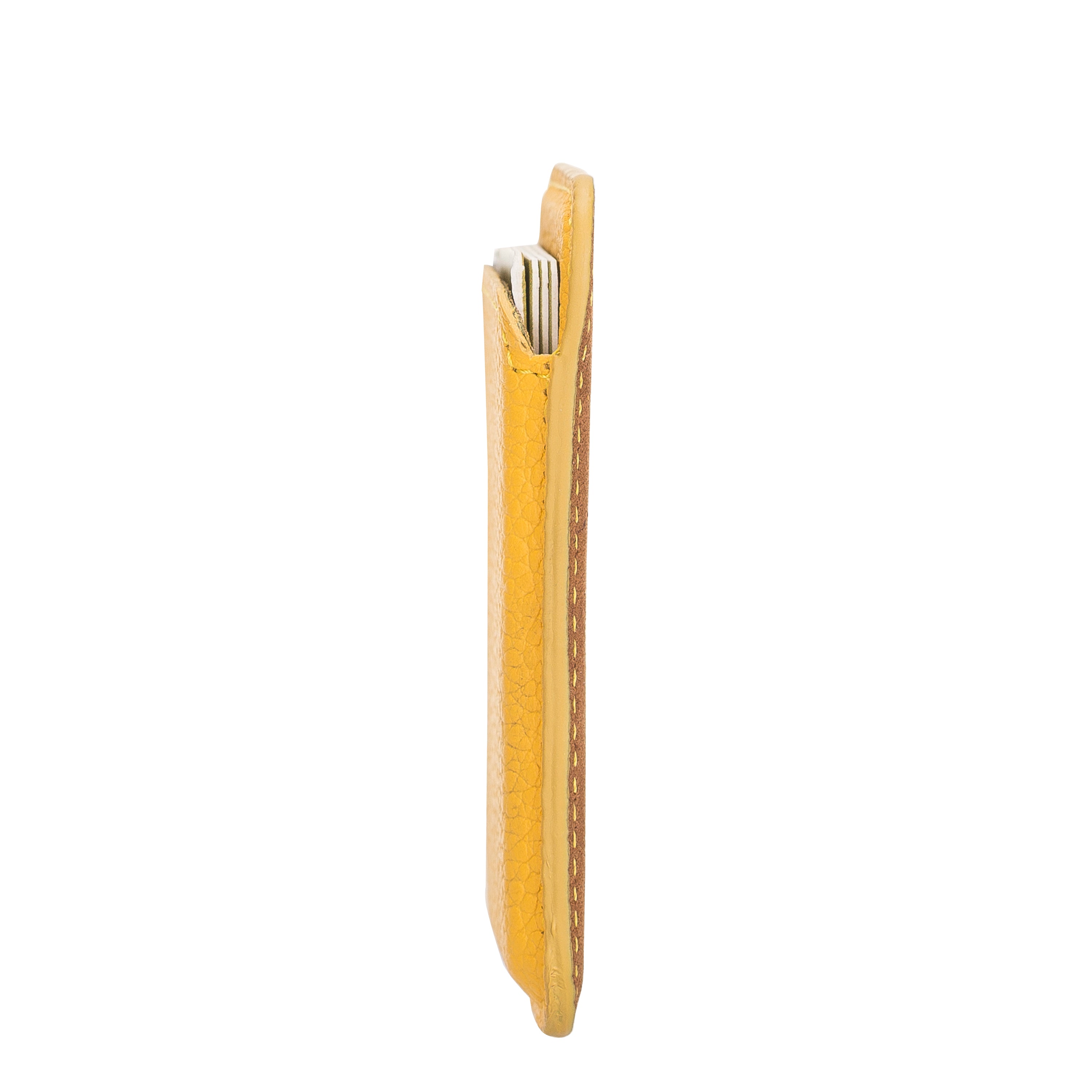 Magnetisches Kartenetui aus echtem Leder - Maggy