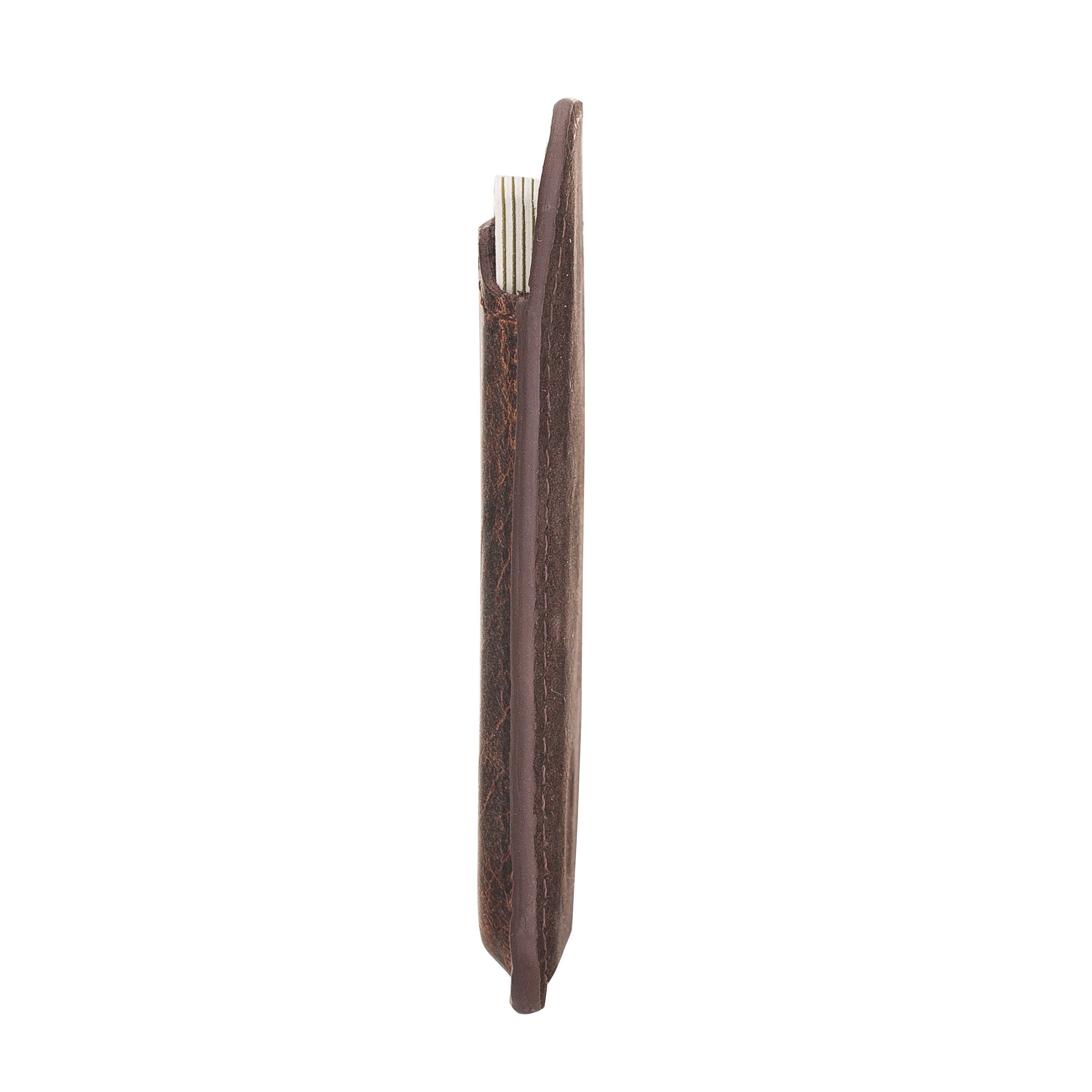 Magnetisches Kartenetui aus echtem Leder - Maggy
