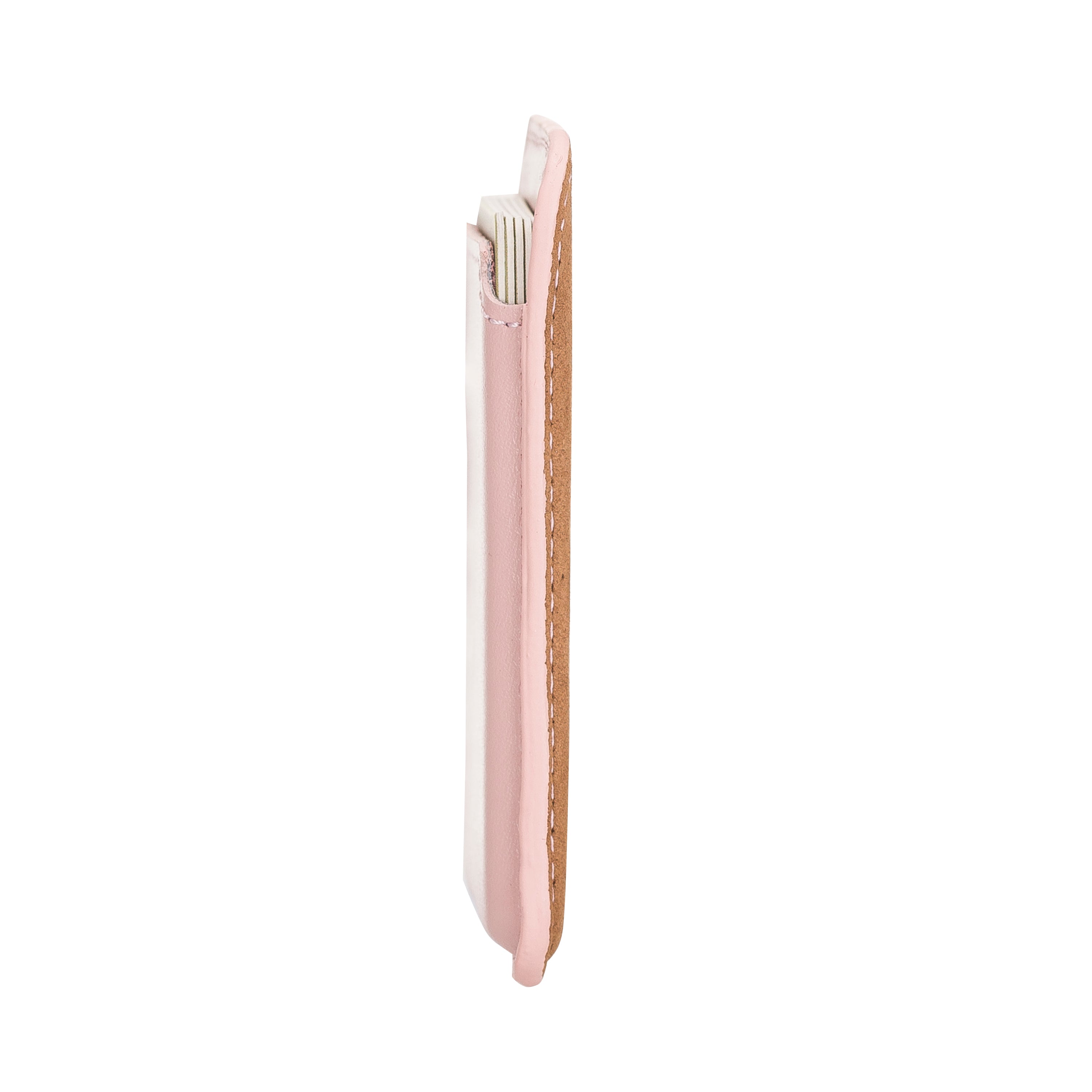 Magnetisches Kartenetui aus echtem Leder - Maggy