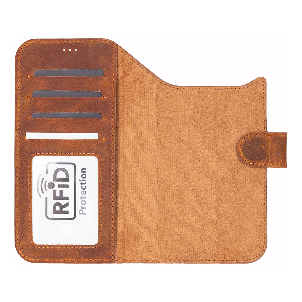 iPhone 17 Air Leather Detachable Wallet Case - Magic Wallet
