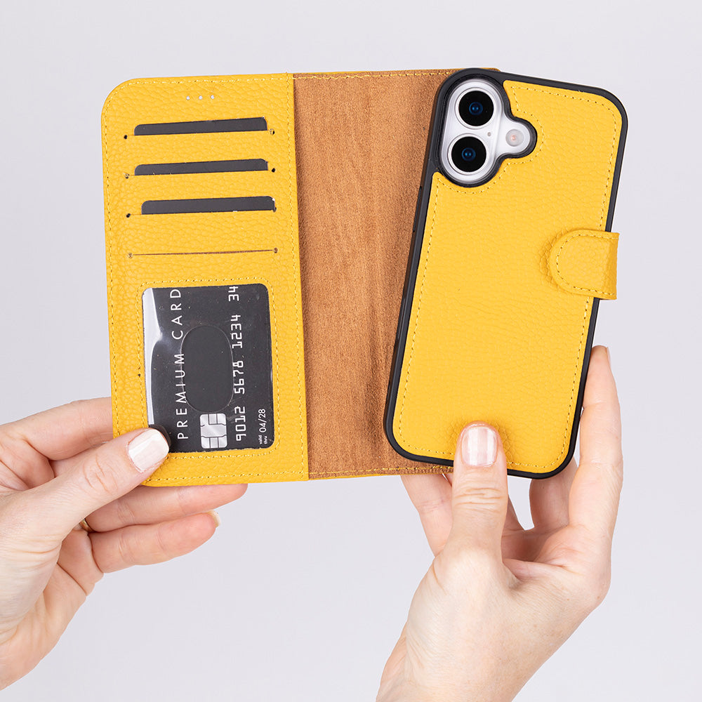 iPhone 17 Leather Detachable Wallet Case - Magic Wallet
