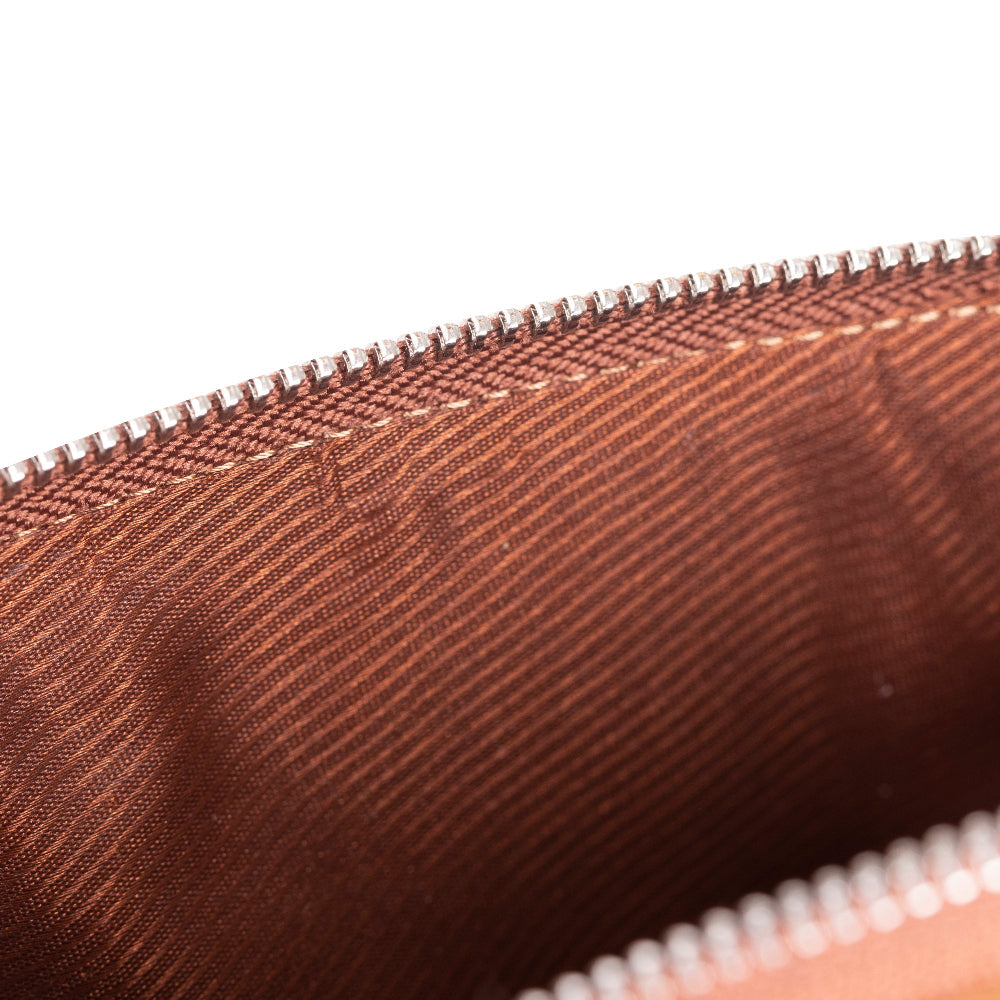 Leather Makeup Bag - Luna