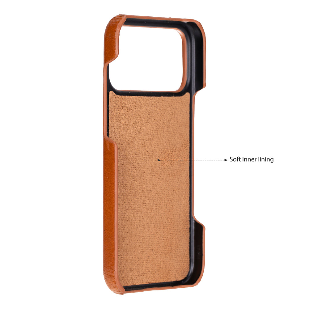 Leather iPhone 17 Pro Max Case - UJ
